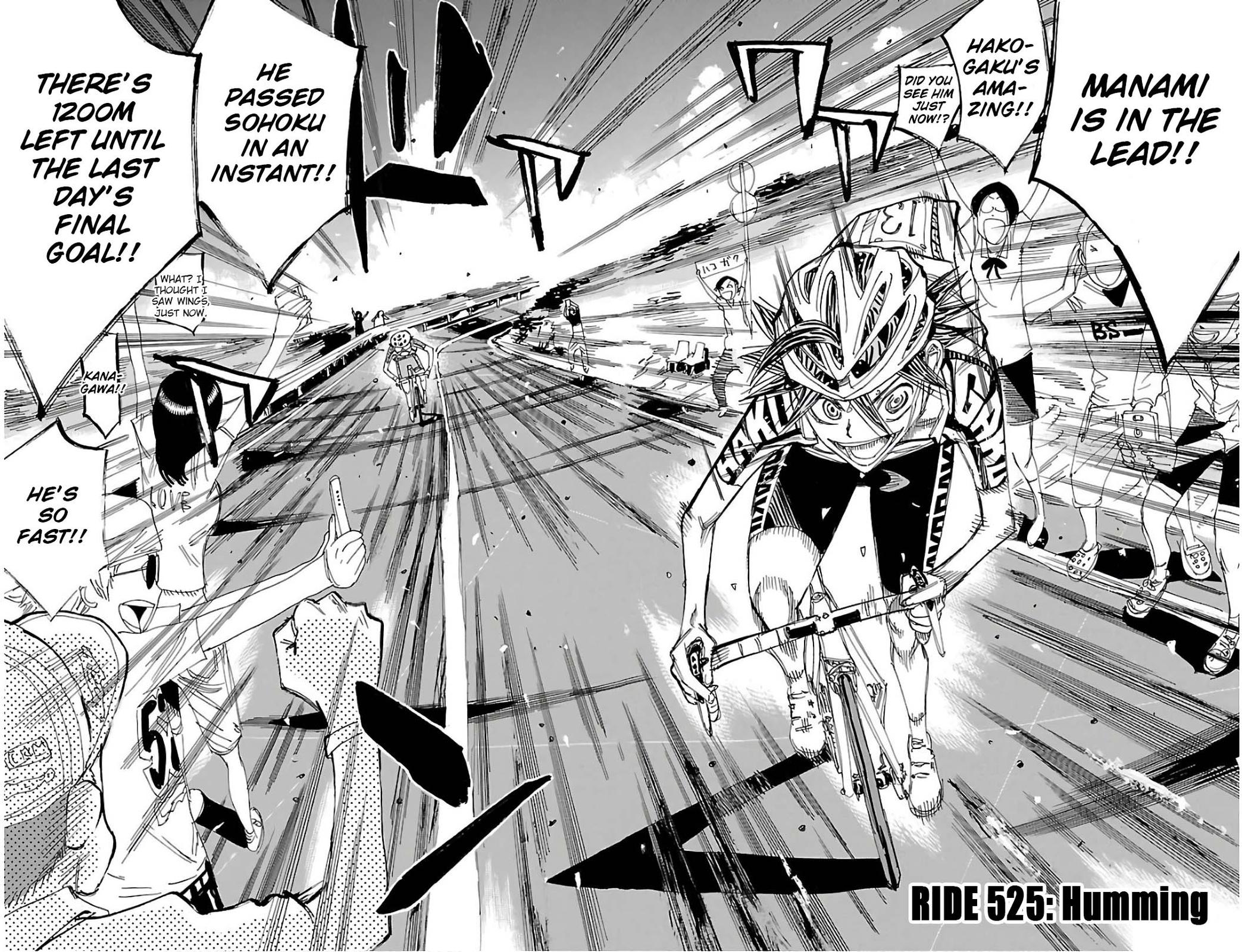 Yowamushi Pedal Chap 525 - Next Chap 526
