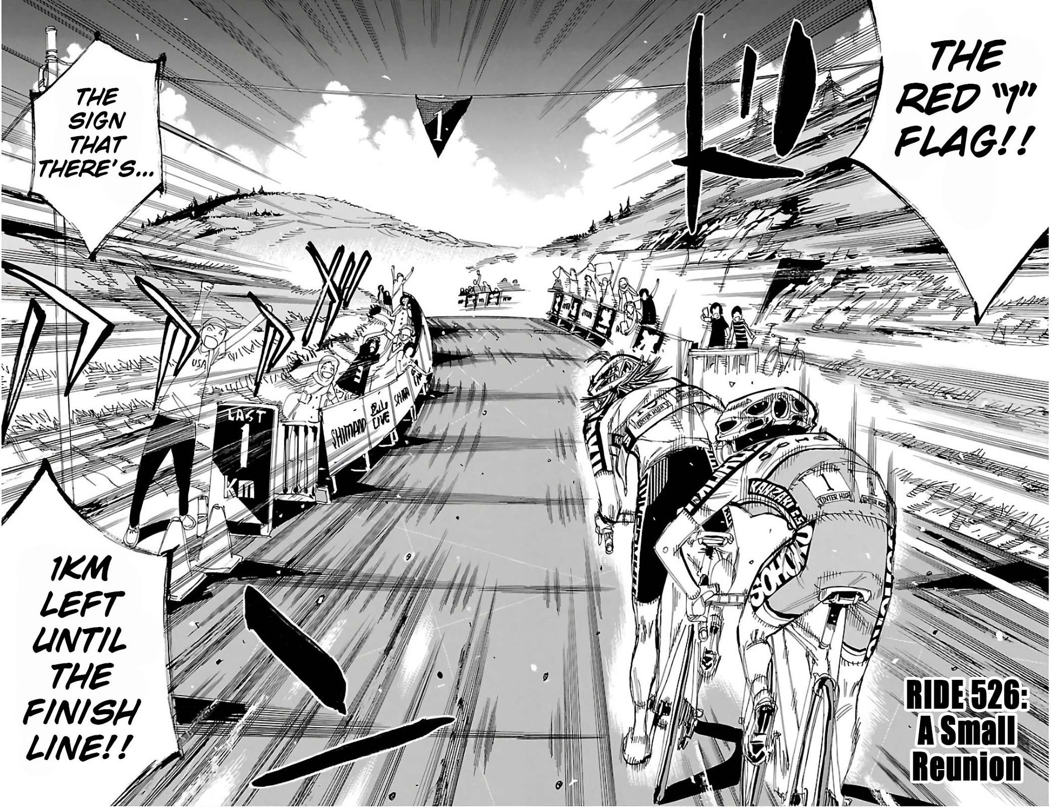 Yowamushi Pedal Chap 526 - Next Chap 527