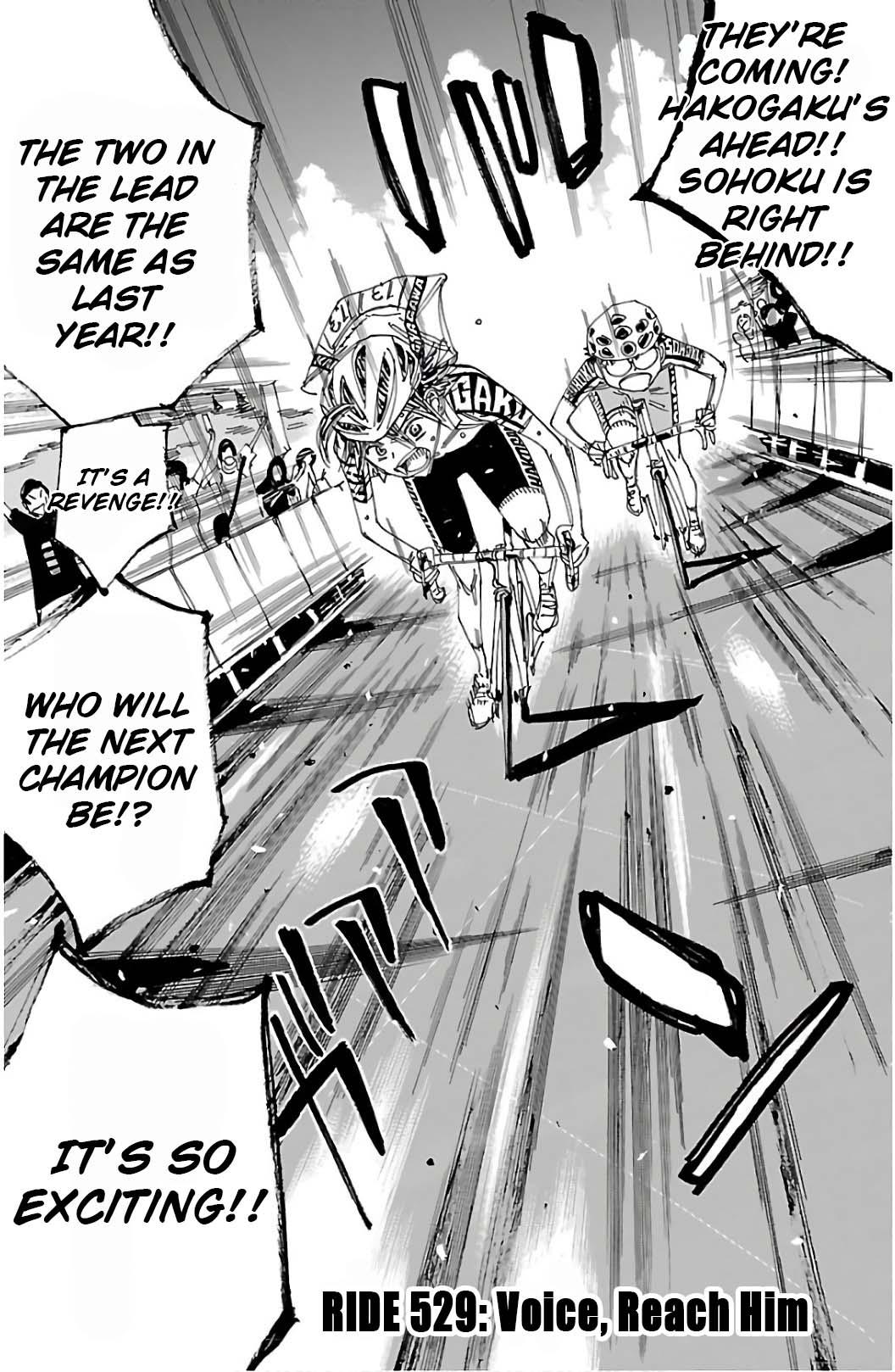 Yowamushi Pedal Chap 529 - Next Chap 530