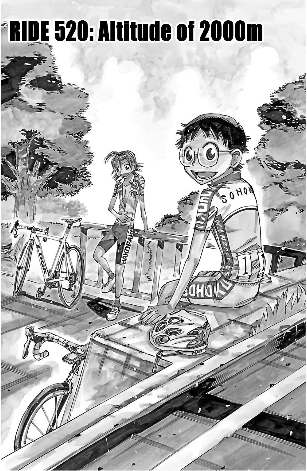 Yowamushi Pedal Chap 520 - Next Chap 521
