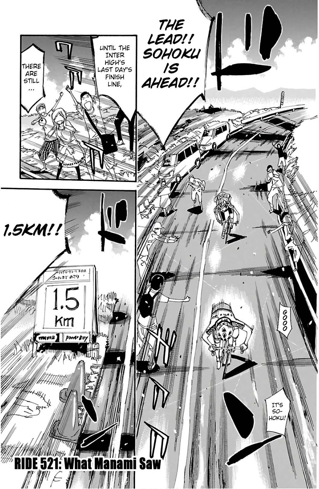 Yowamushi Pedal Chap 521 - Next Chap 522