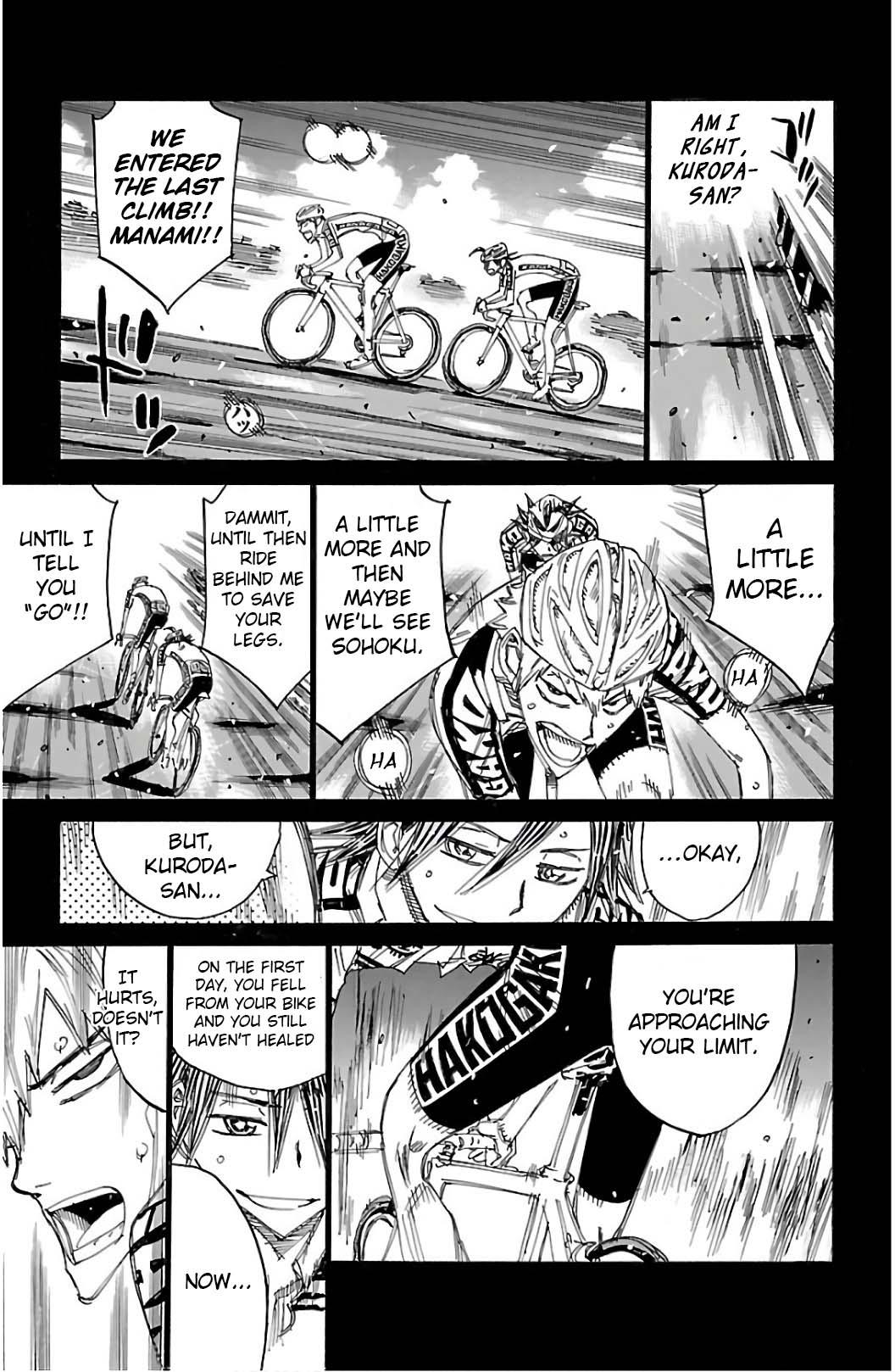 Yowamushi Pedal Chap 521 - Next Chap 522
