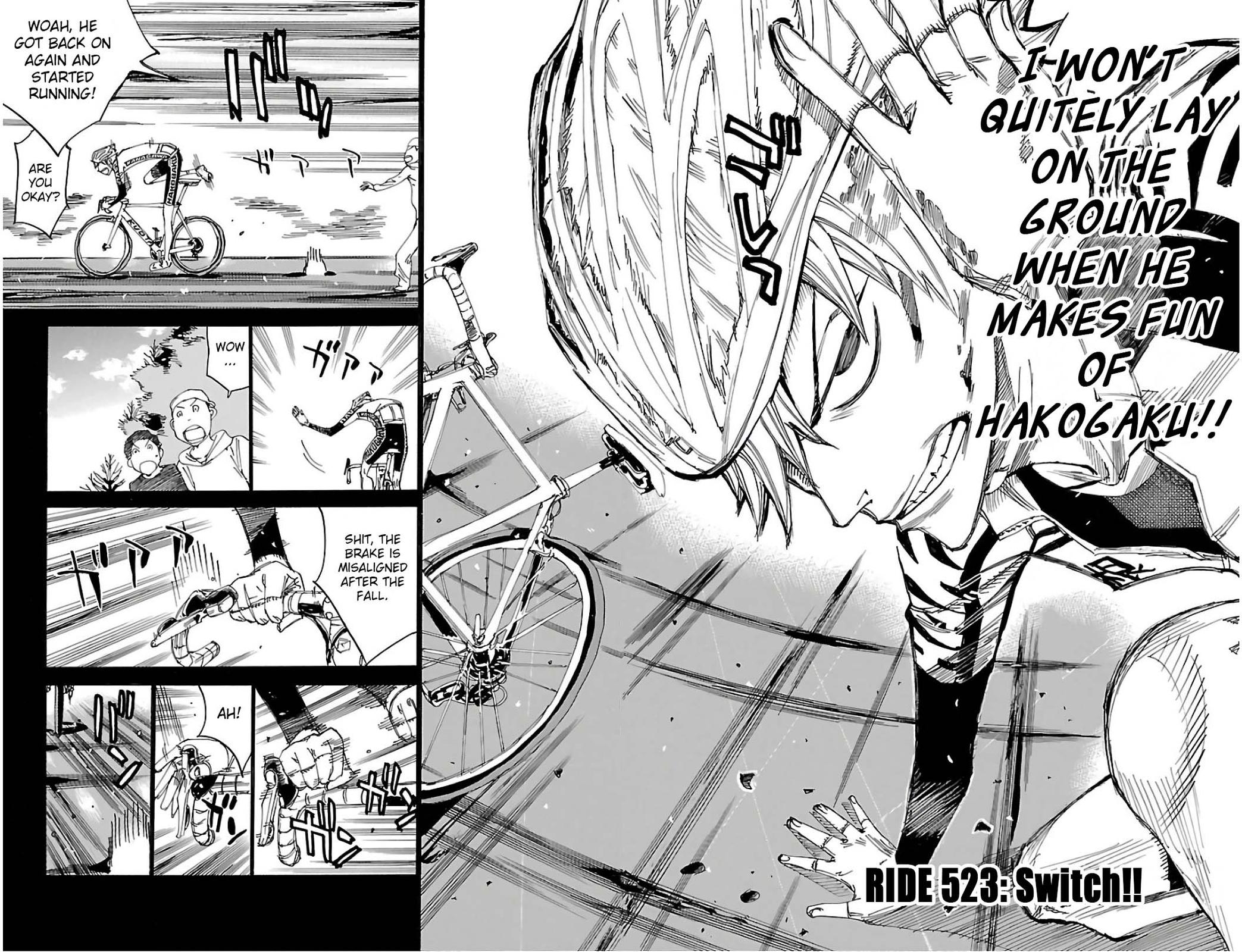 Yowamushi Pedal Chap 523 - Next Chap 524