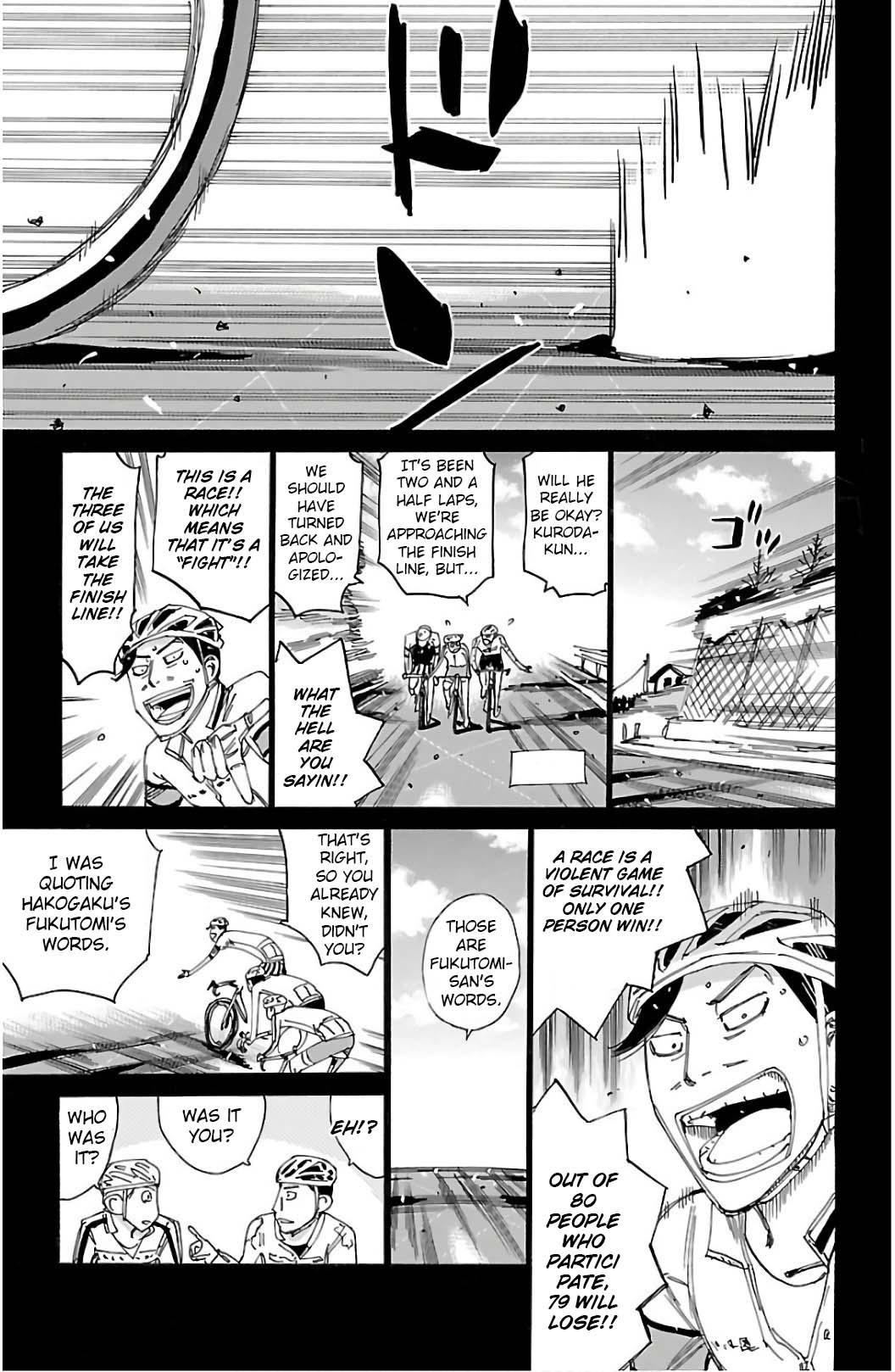 Yowamushi Pedal Chap 523 - Next Chap 524