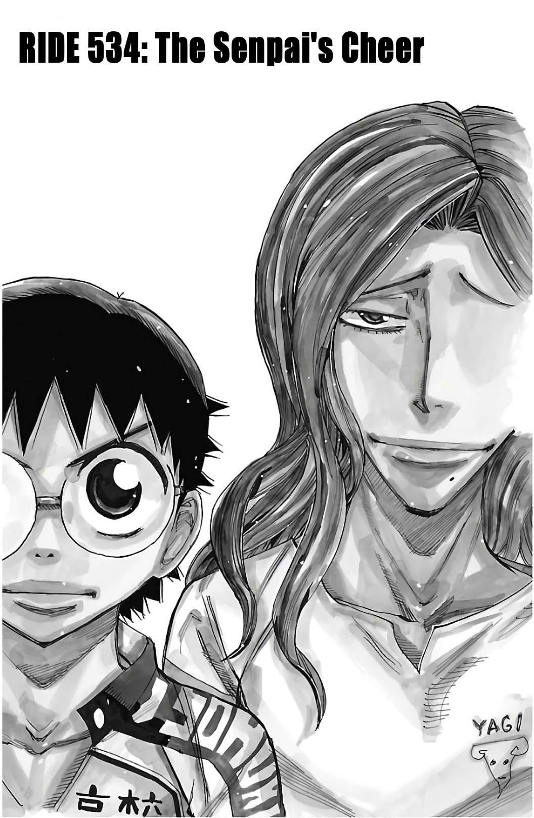 Yowamushi Pedal Chap 534 - Next Chap 535