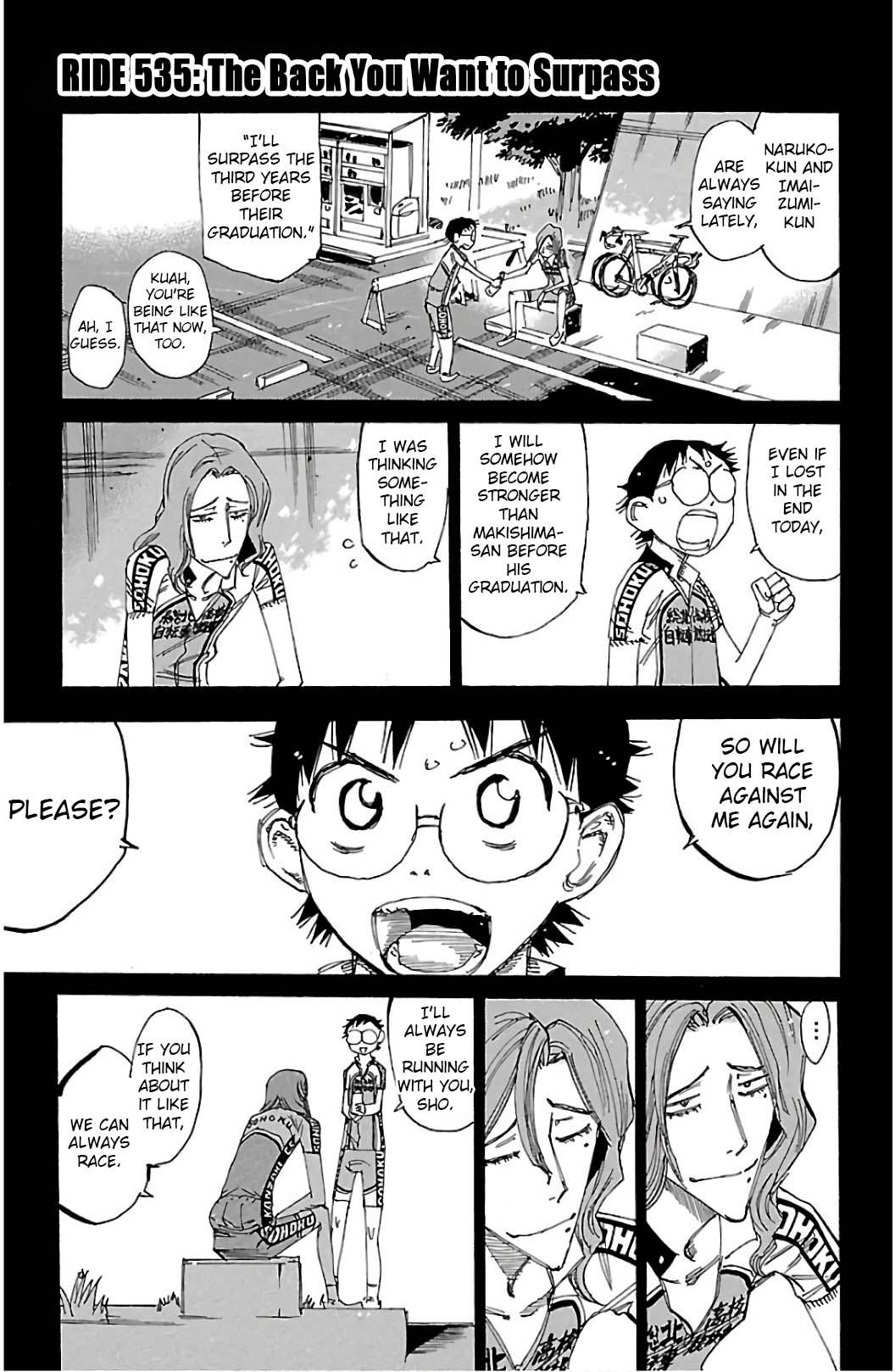 Yowamushi Pedal Chap 535 - Next Chap 536