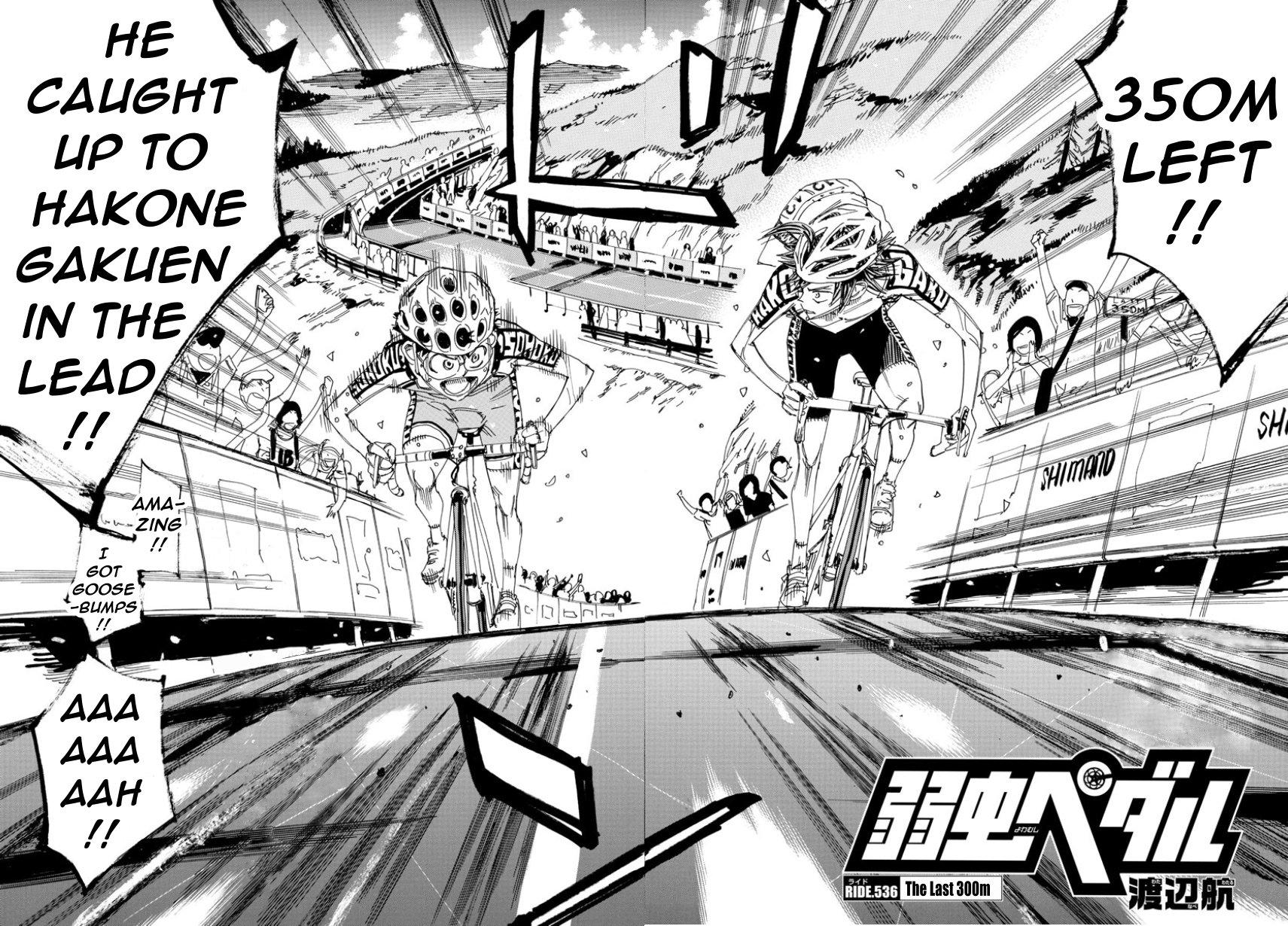 Yowamushi Pedal Chap 536 - Next Chap 537
