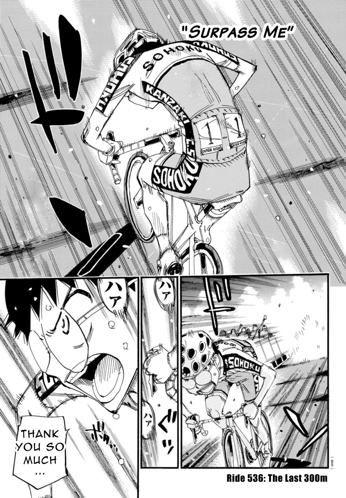Yowamushi Pedal Chap 536 - Next Chap 537