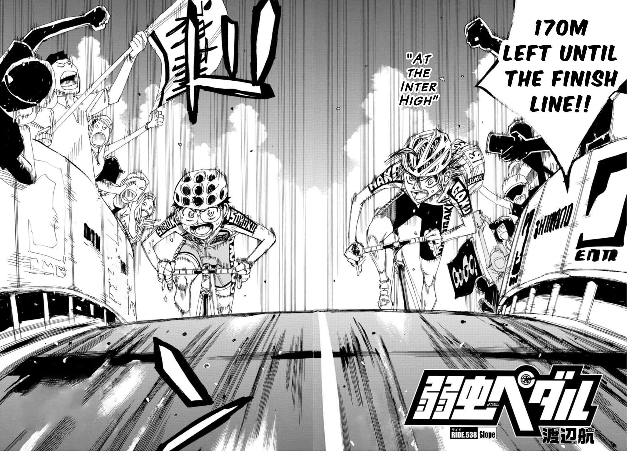 Yowamushi Pedal Chap 538 - Next Chap 539