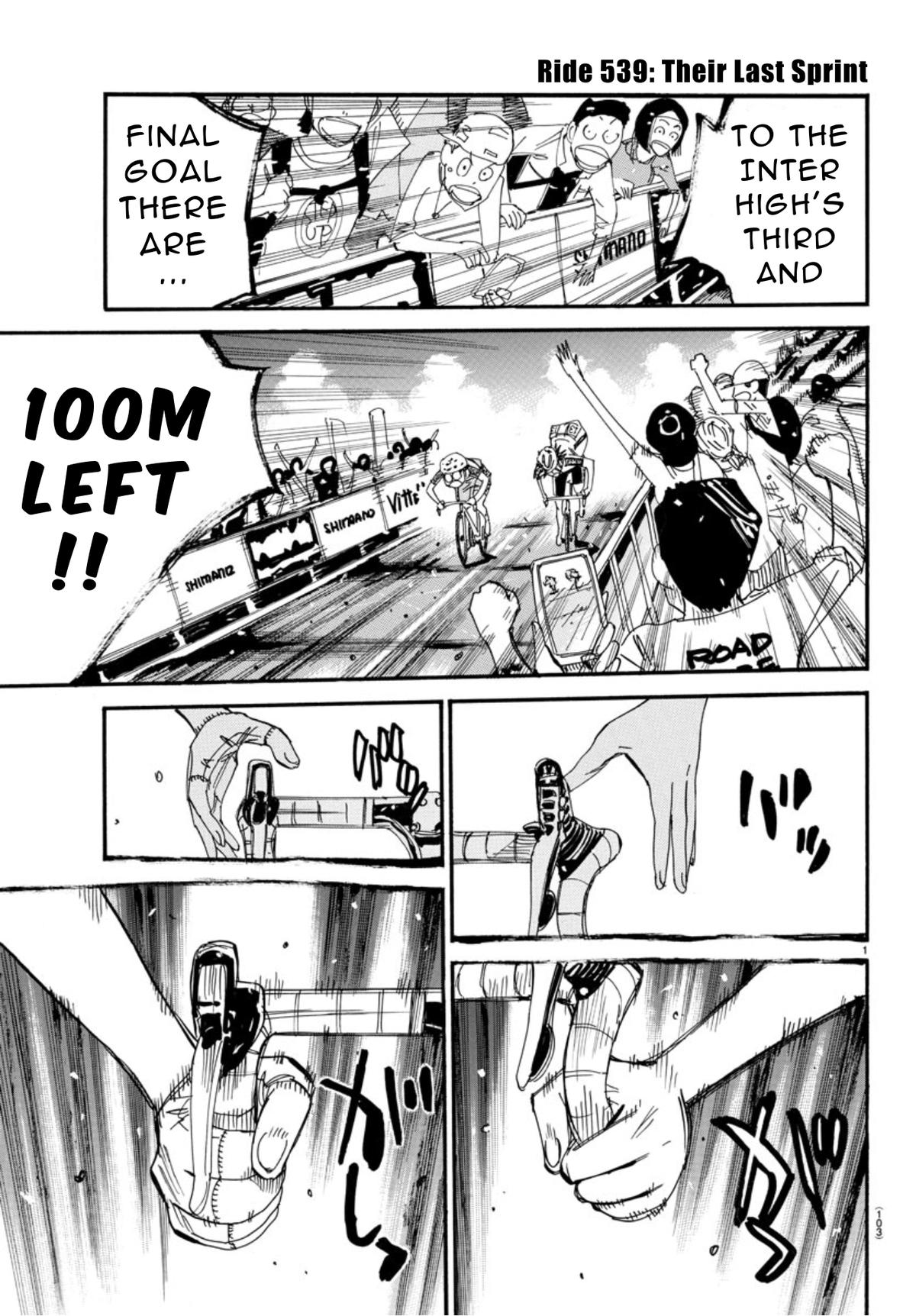 Yowamushi Pedal Chap 539 - Next Chap 540