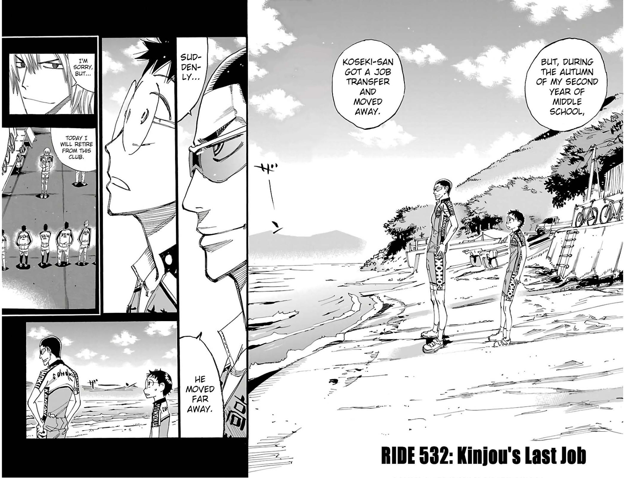 Yowamushi Pedal Chap 532 - Next Chap 533