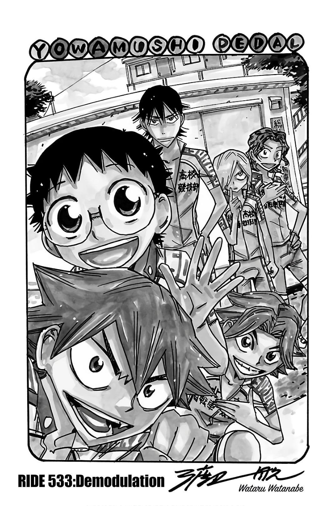 Yowamushi Pedal Chap 533 - Next Chap 534