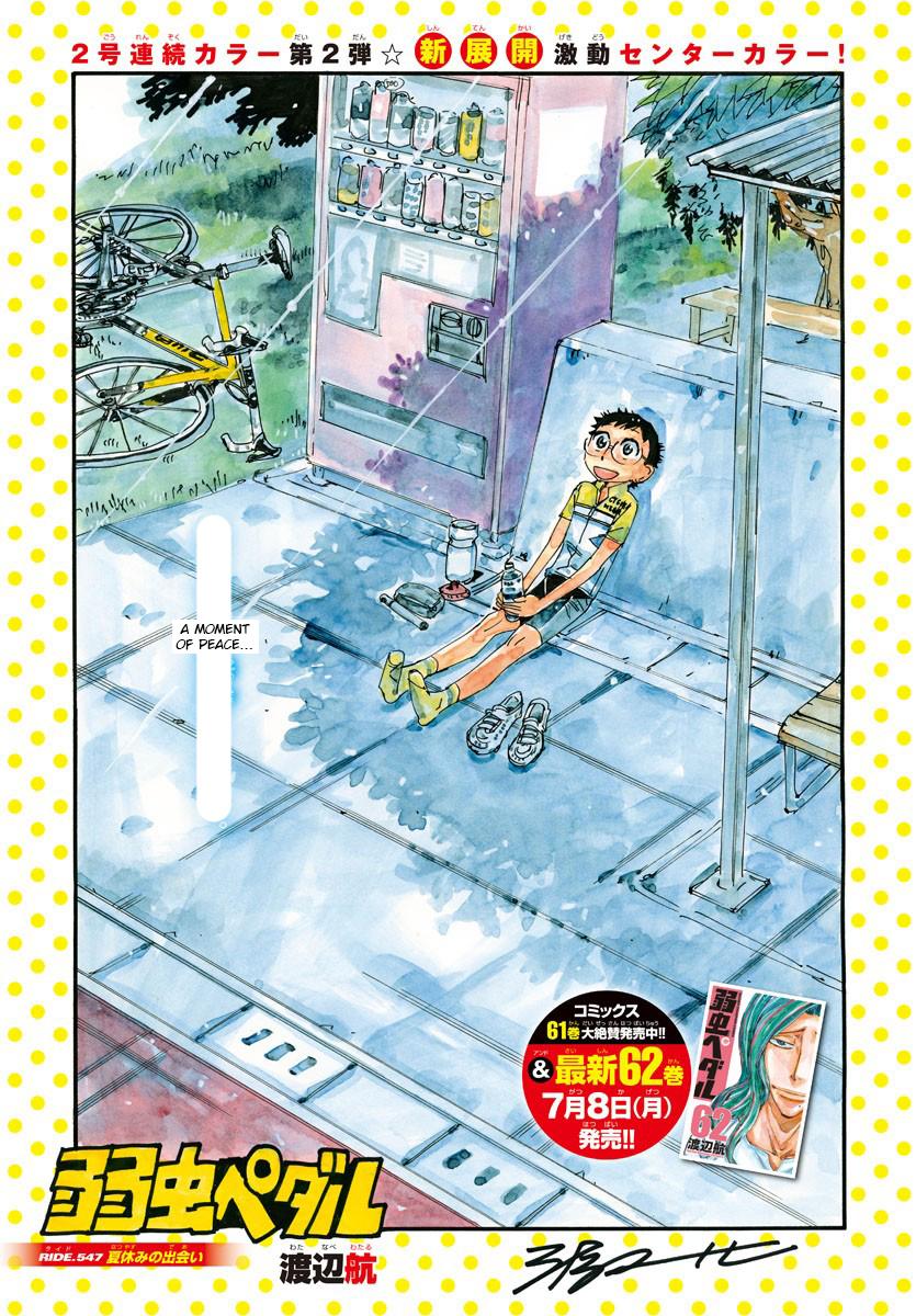 Yowamushi Pedal Chap 547 - Next Chap 548
