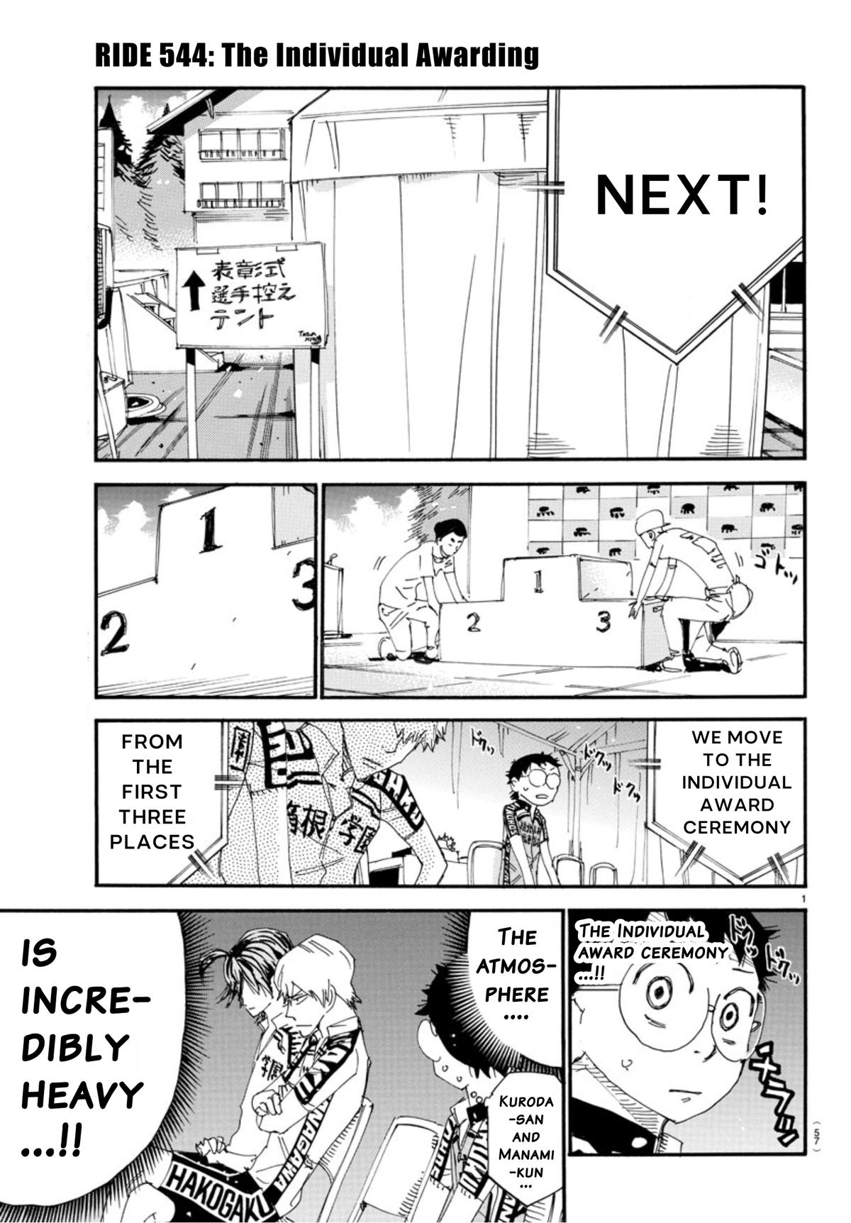 Yowamushi Pedal Chap 544 - Next Chap 545