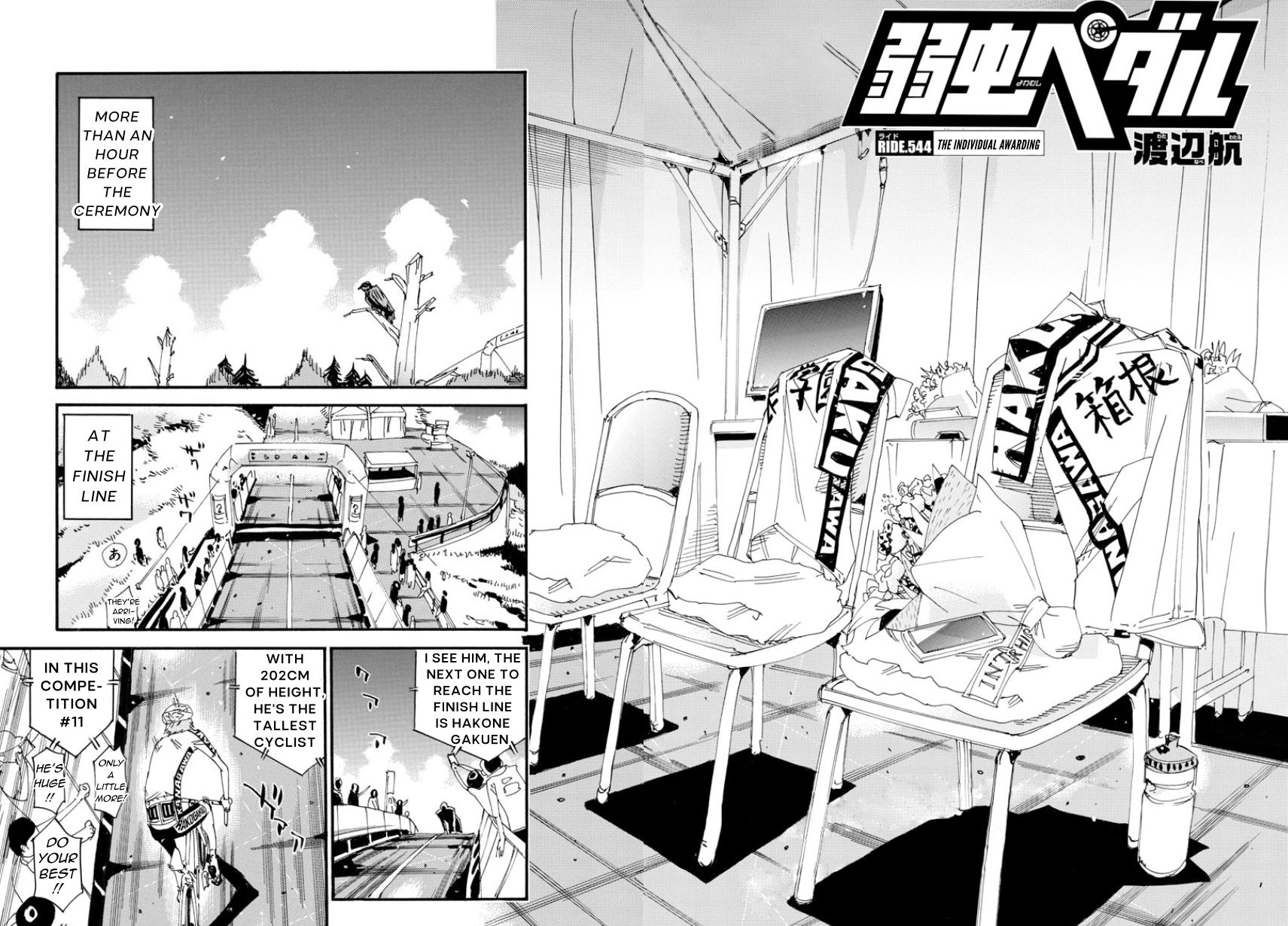 Yowamushi Pedal Chap 544 - Next Chap 545