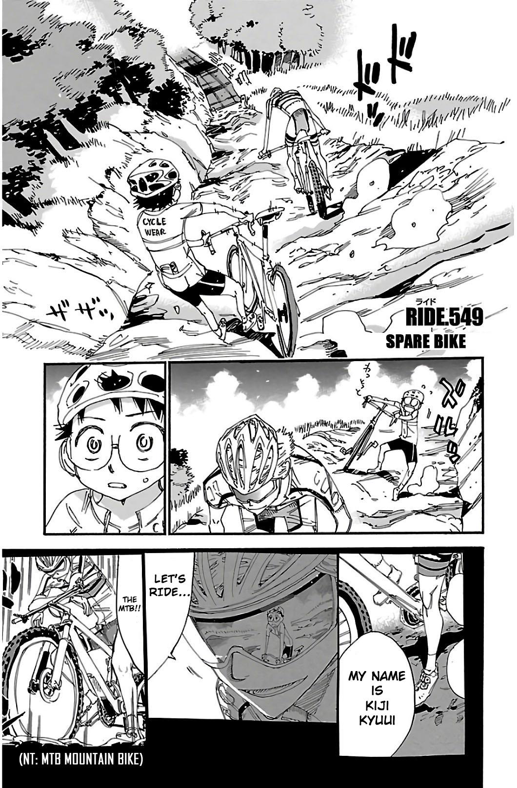 Yowamushi Pedal Chap 549 - Next Chap 550