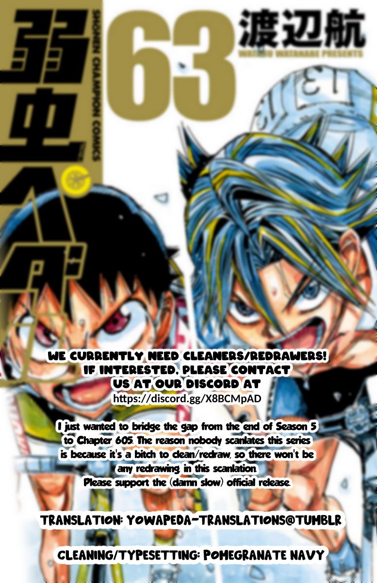 Yowamushi Pedal Chap 540 - Next Chap 541