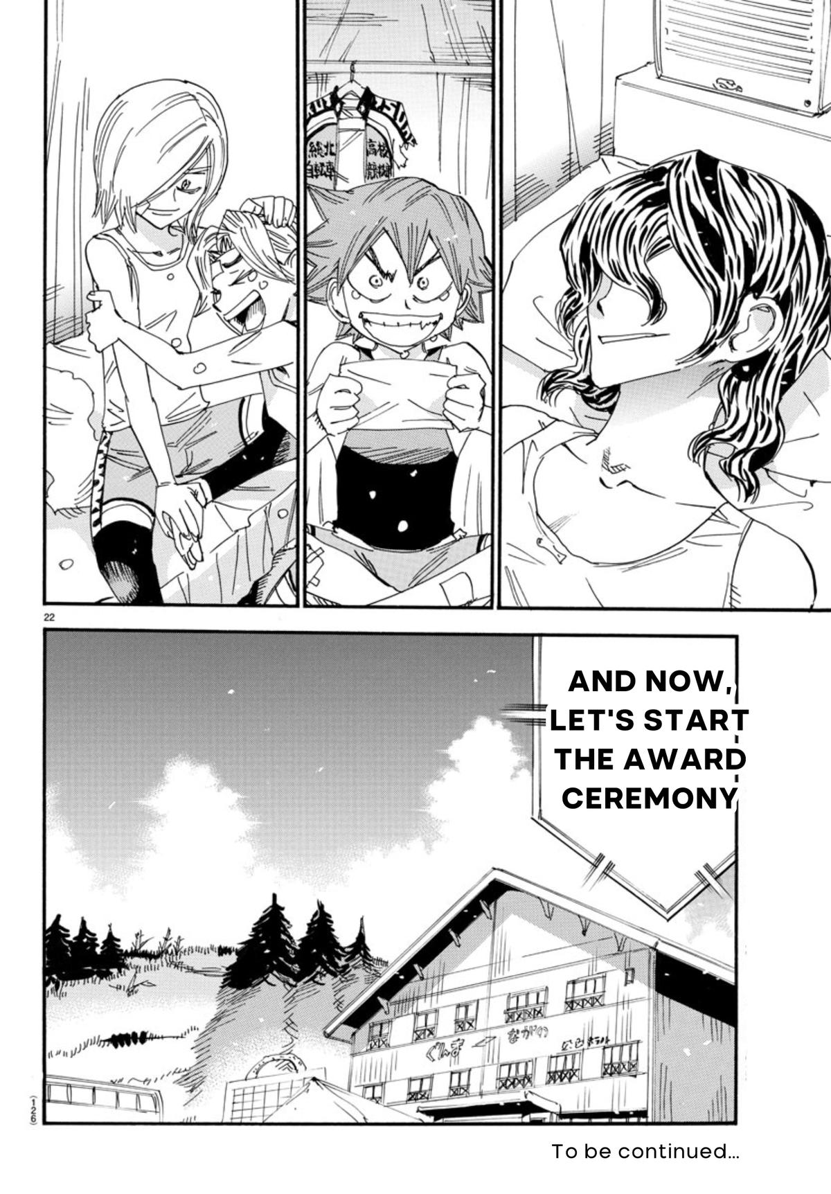Yowamushi Pedal Chap 542 - Next Chap 543