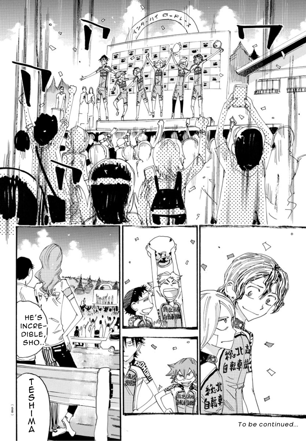 Yowamushi Pedal Chap 543 - Next Chap 544
