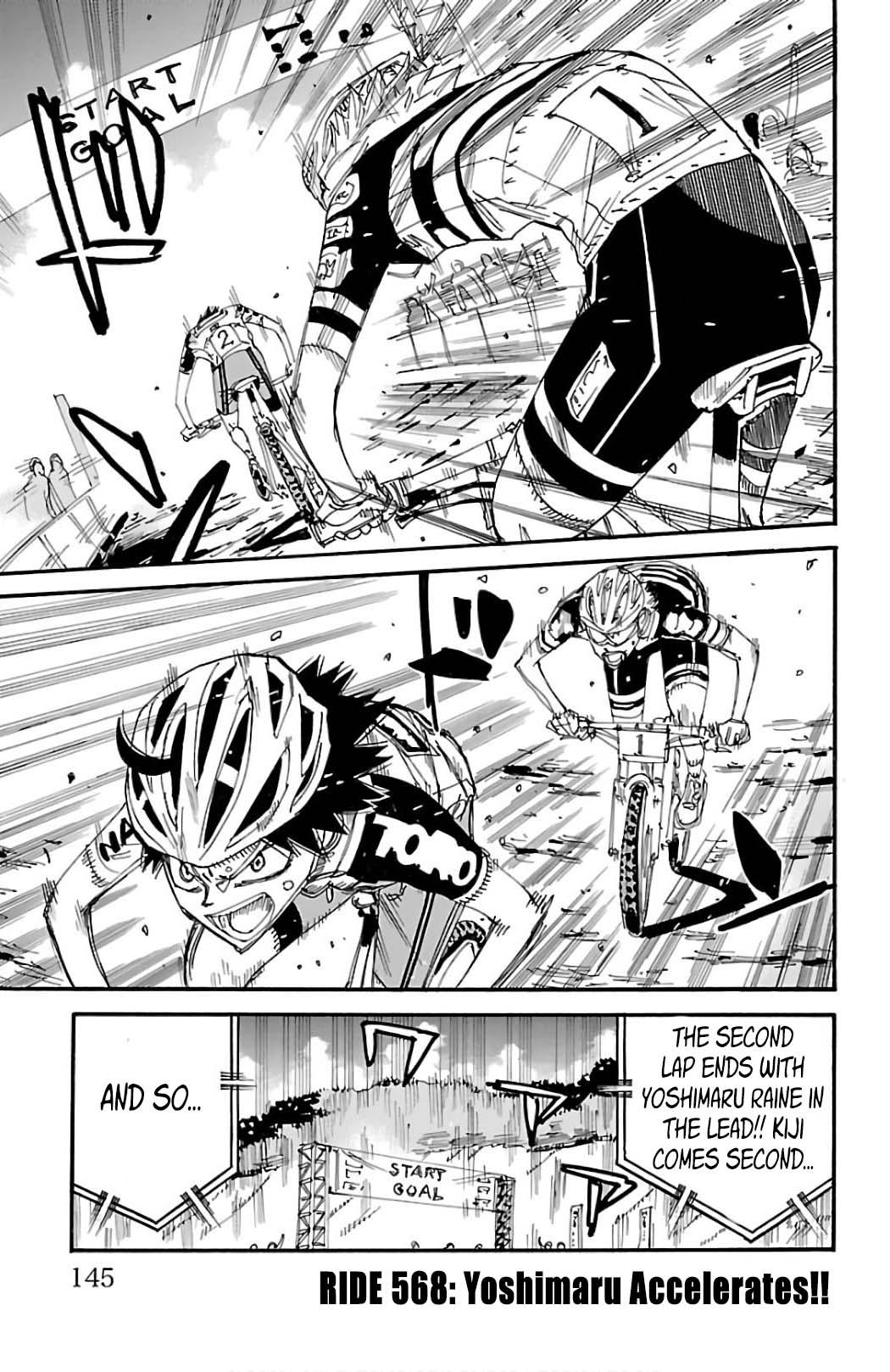 Yowamushi Pedal Chap 568 - Next Chap 569