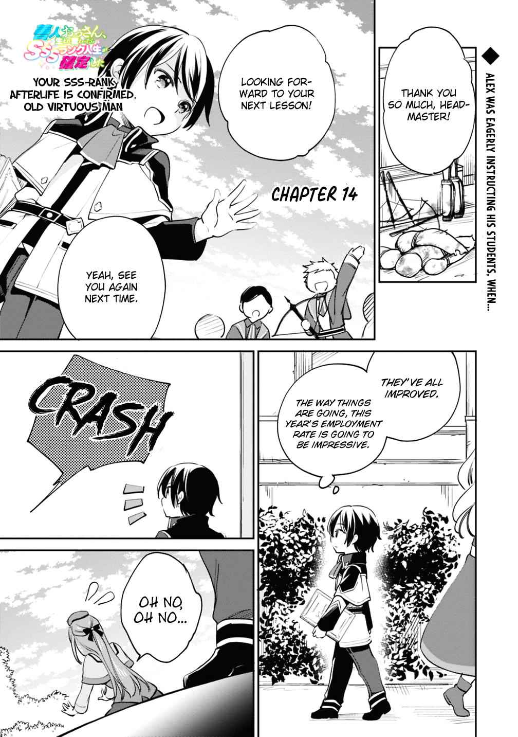 Zennin Ossan, Umarekawattara SSS Rank Jinsei ga Kakutei Shita Chap 14 - Next Chap 15