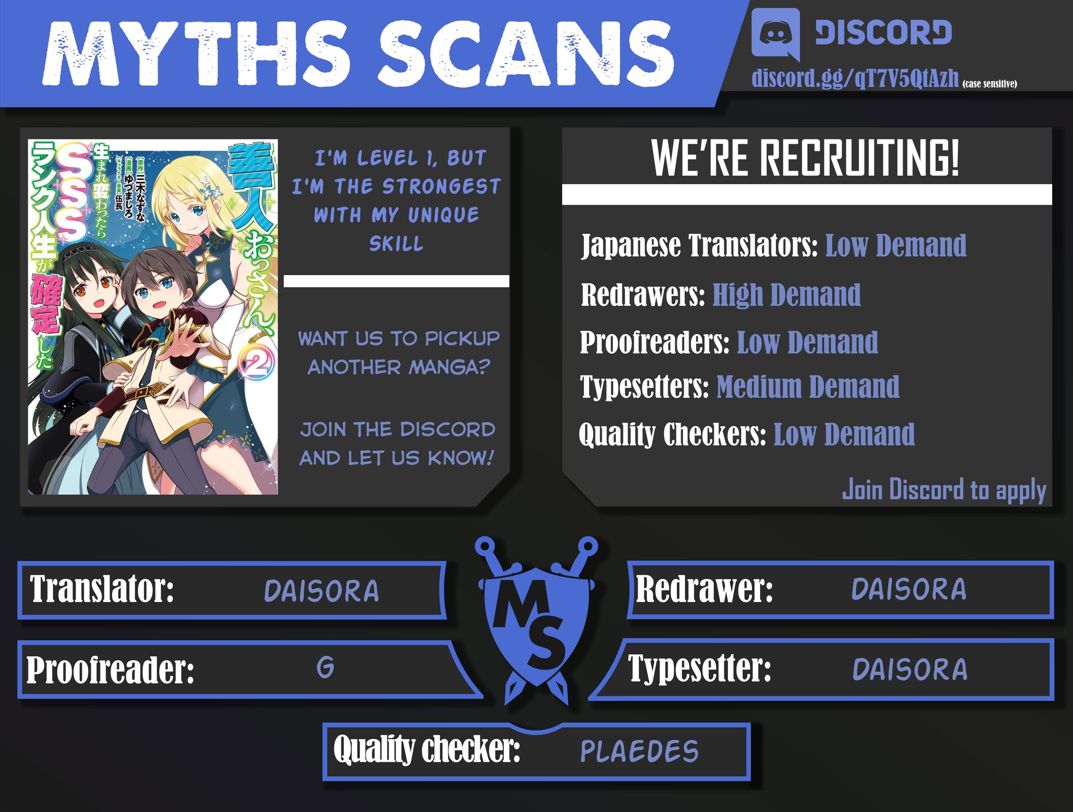 Zennin Ossan, Umarekawattara SSS Rank Jinsei ga Kakutei Shita Chap 19 - Next Chap 20