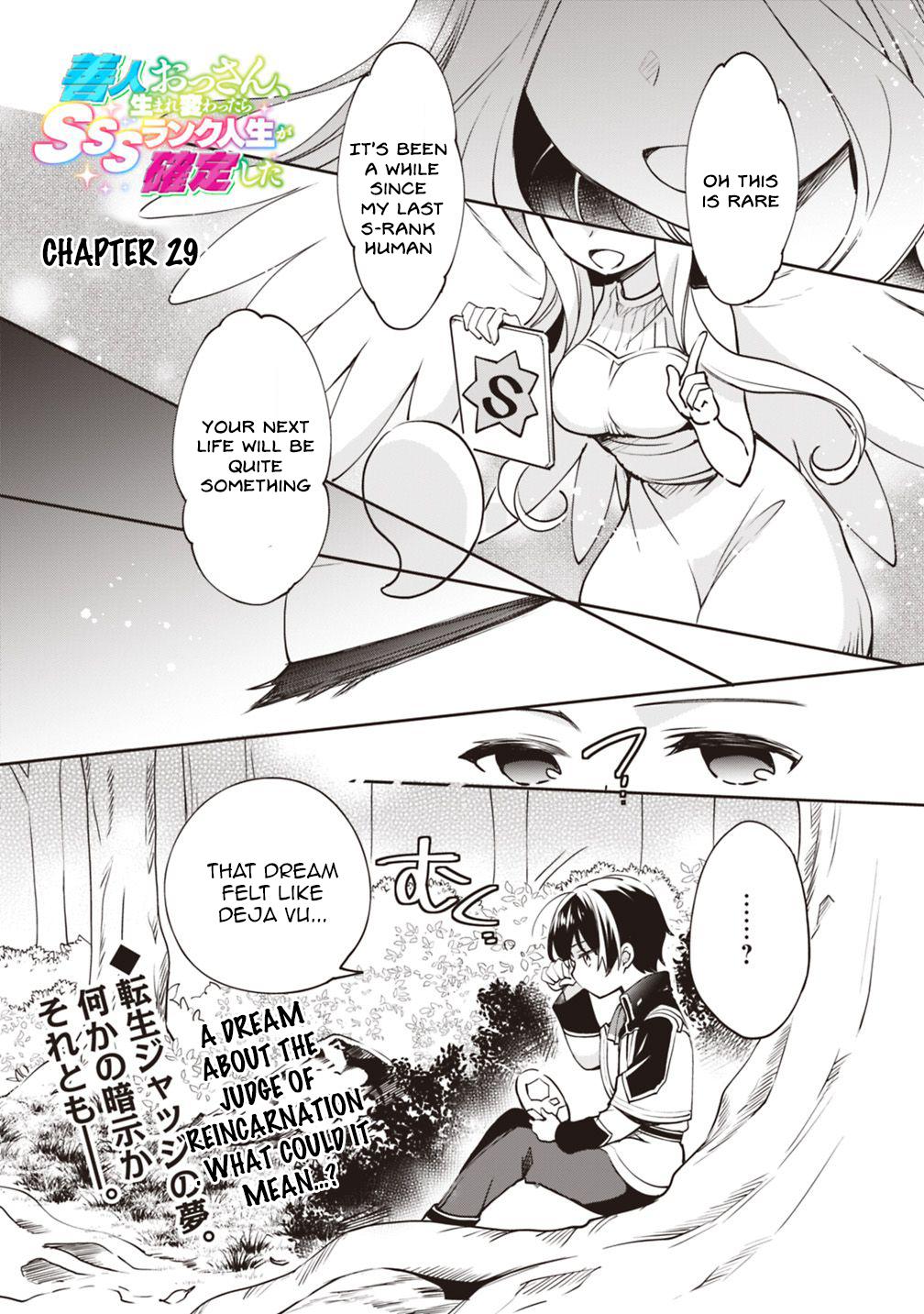 Zennin Ossan, Umarekawattara SSS Rank Jinsei ga Kakutei Shita Chap 29 - Next Chap 30
