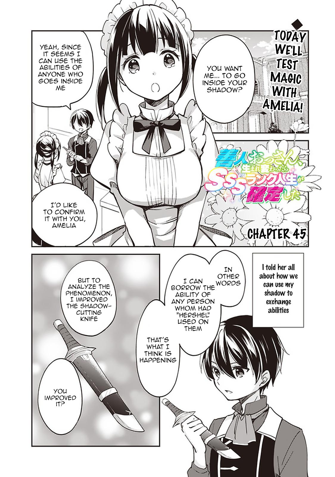 Zennin Ossan, Umarekawattara SSS Rank Jinsei ga Kakutei Shita Chap 45 - Next Chap 46