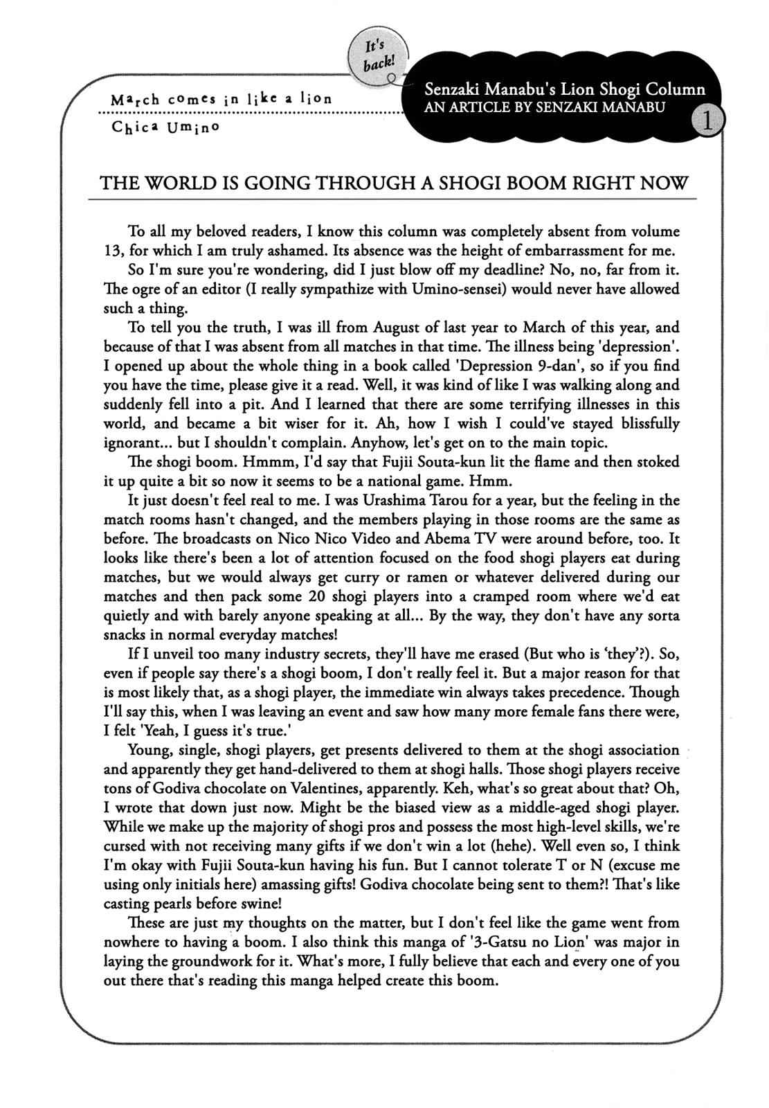 3-gatsu no Lion Chap 140 - Next Chap 141