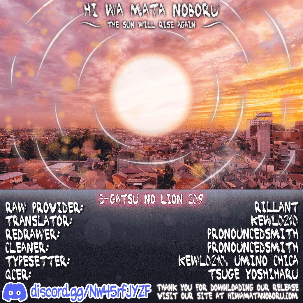 3-gatsu no Lion Chap 209 - Next Chap 210