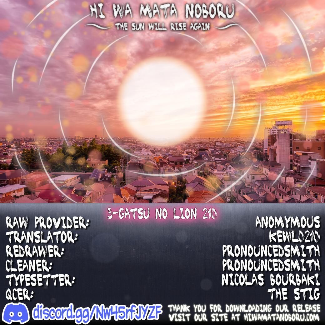 3-gatsu no Lion Chap 210 - Next Chap 211