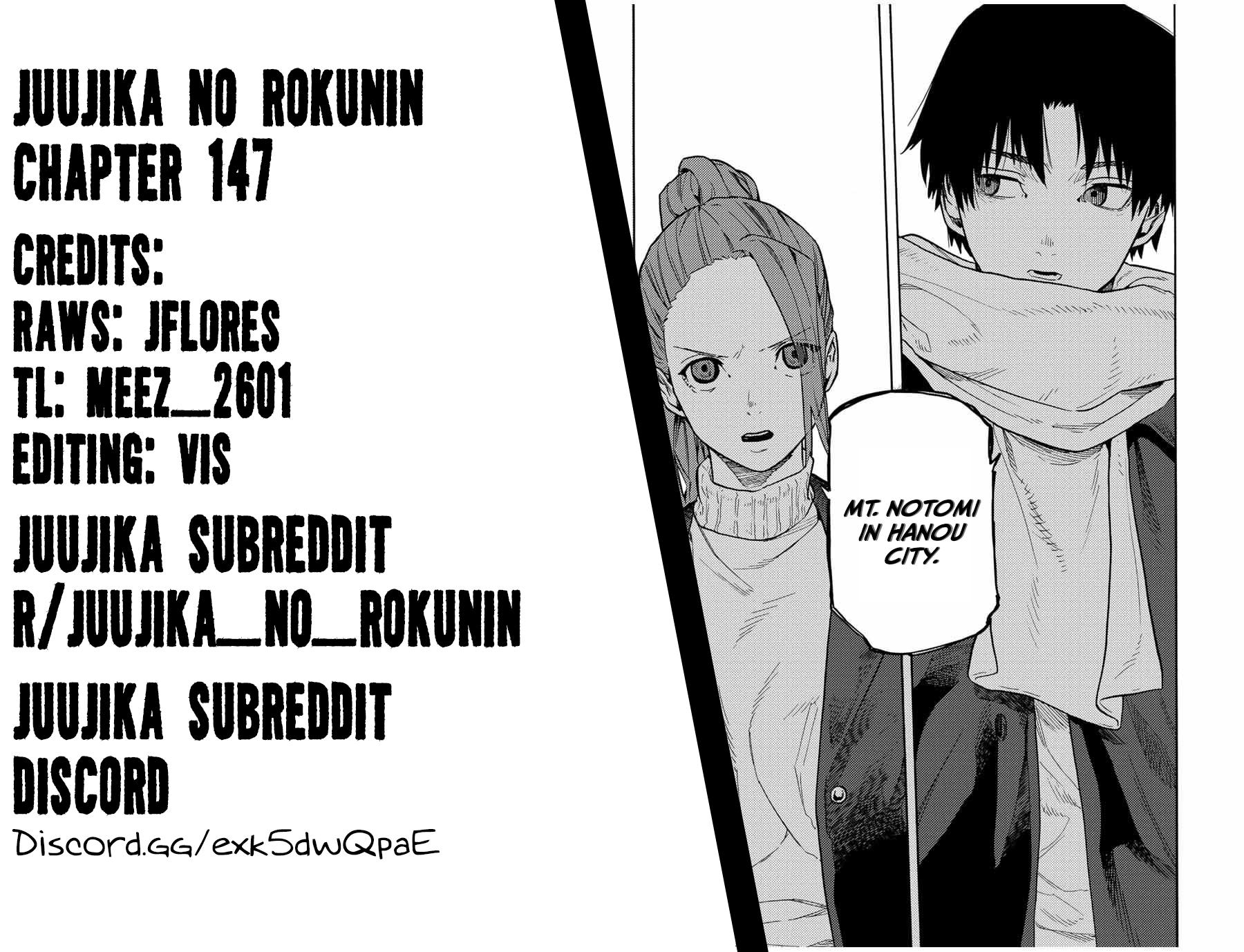 Juujika no Rokunin Chap 147 - Next Chap 148