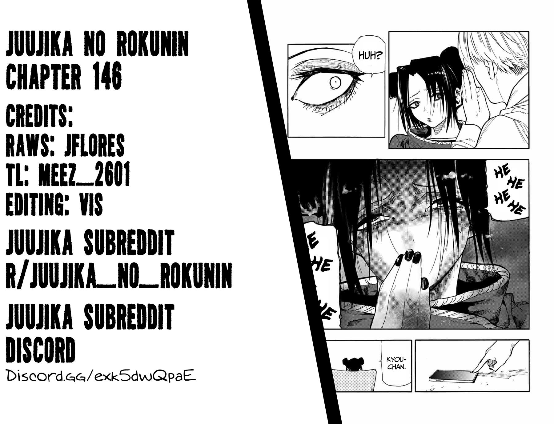 Juujika no Rokunin Chap 146 - Next Chap 147