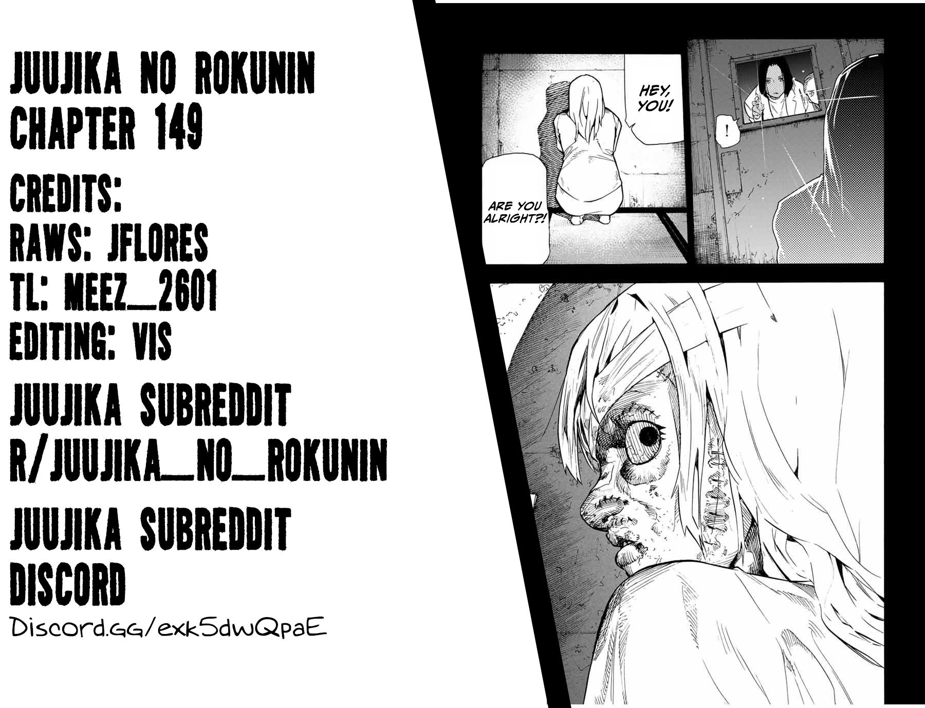Juujika no Rokunin Chap 149 - Next Chap 150