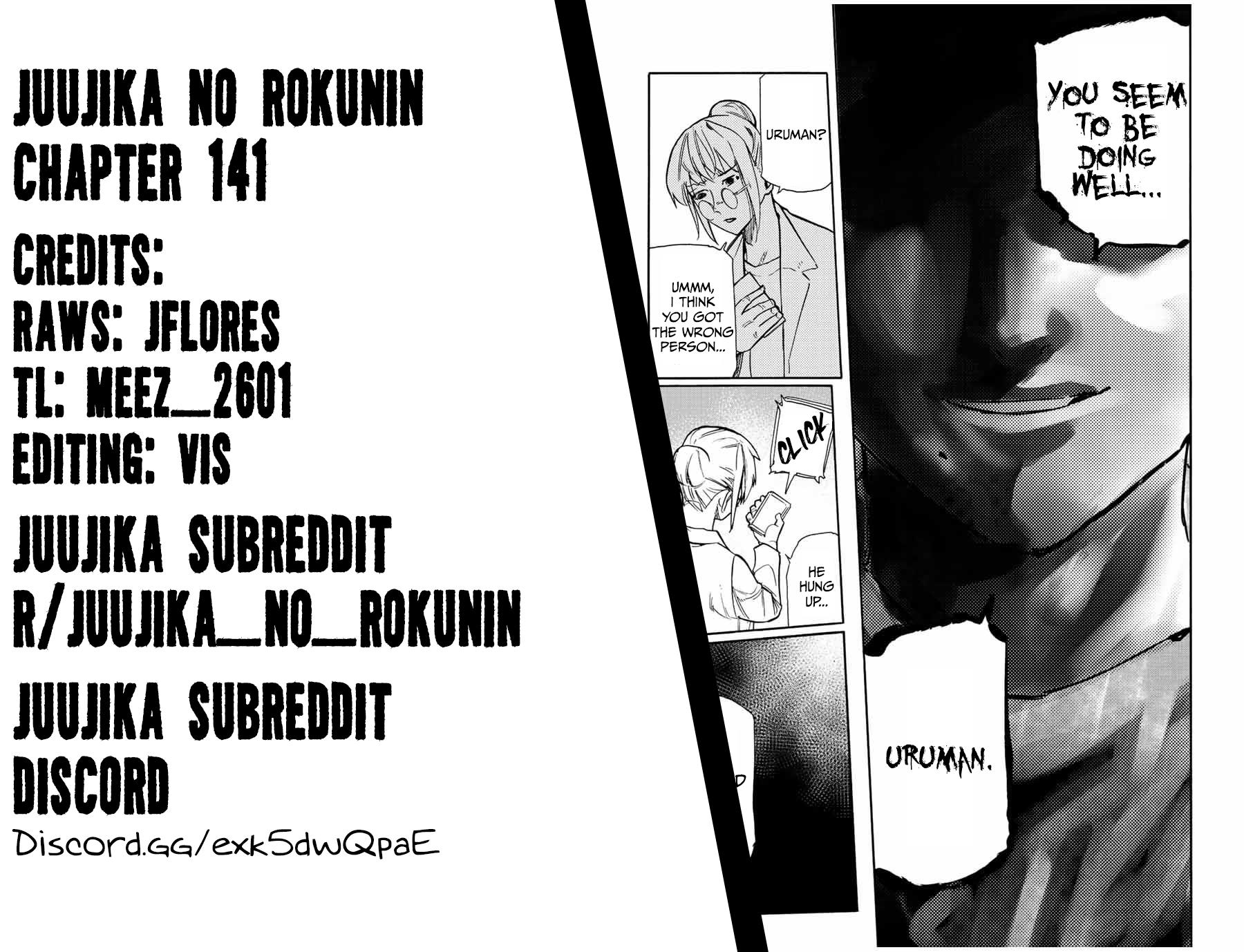 Juujika no Rokunin Chap 141 - Next Chap 142