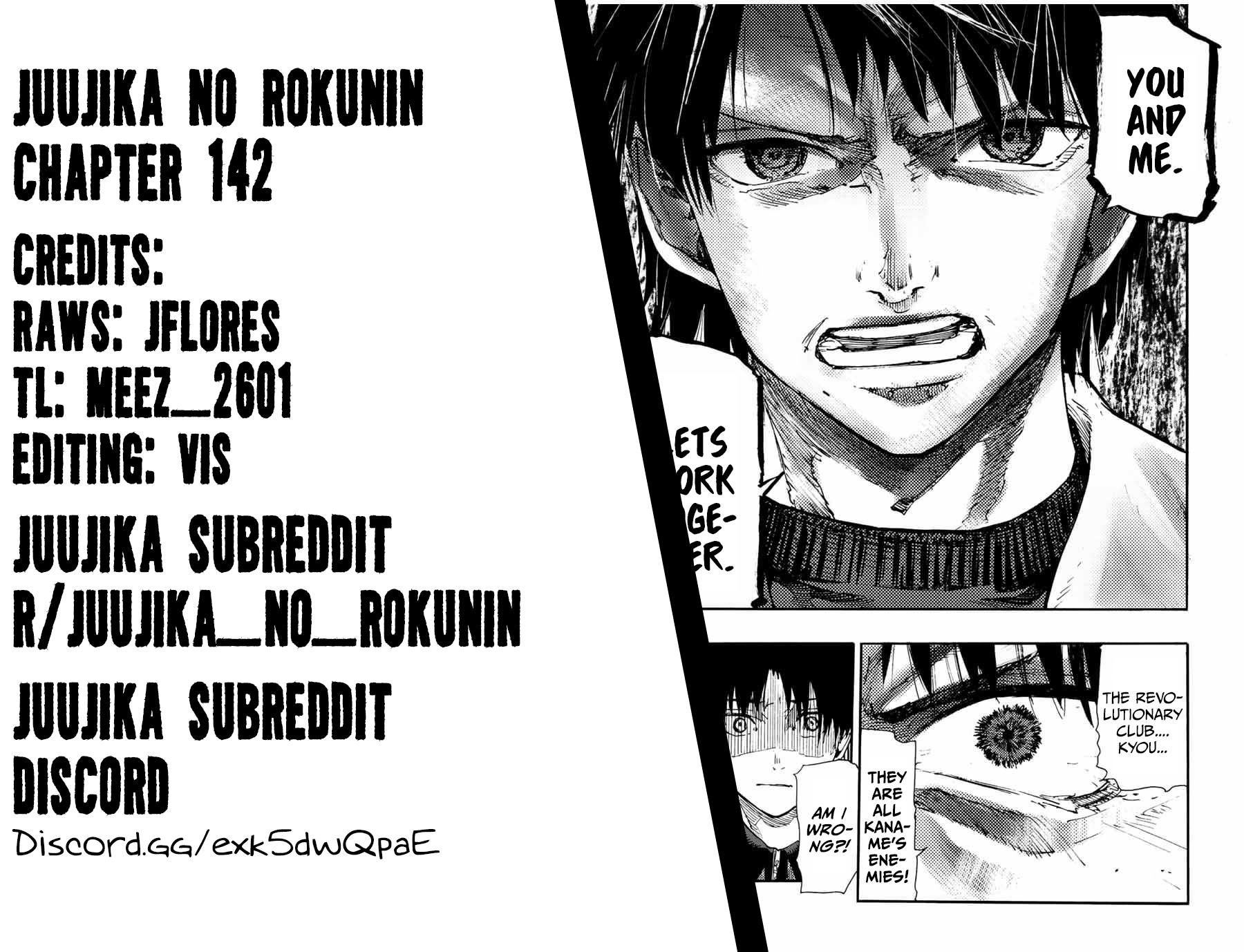 Juujika no Rokunin Chap 142 - Next Chap 143