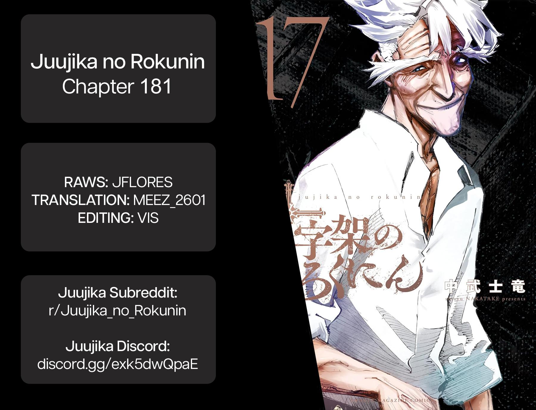 Juujika no Rokunin Chap 181 - Next Chap 182