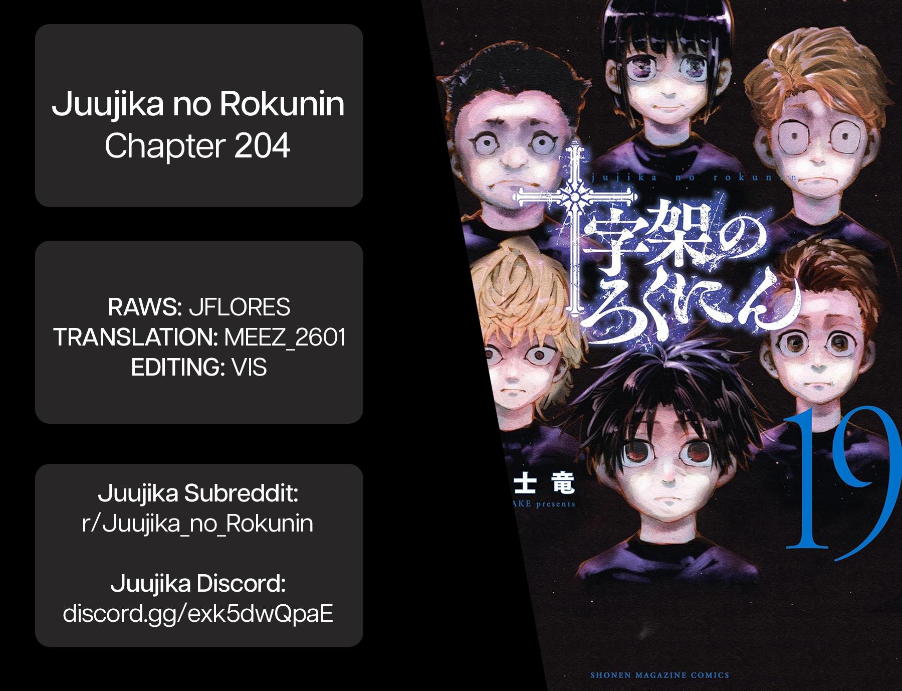 Juujika no Rokunin Chap 204 - Next Chap 205