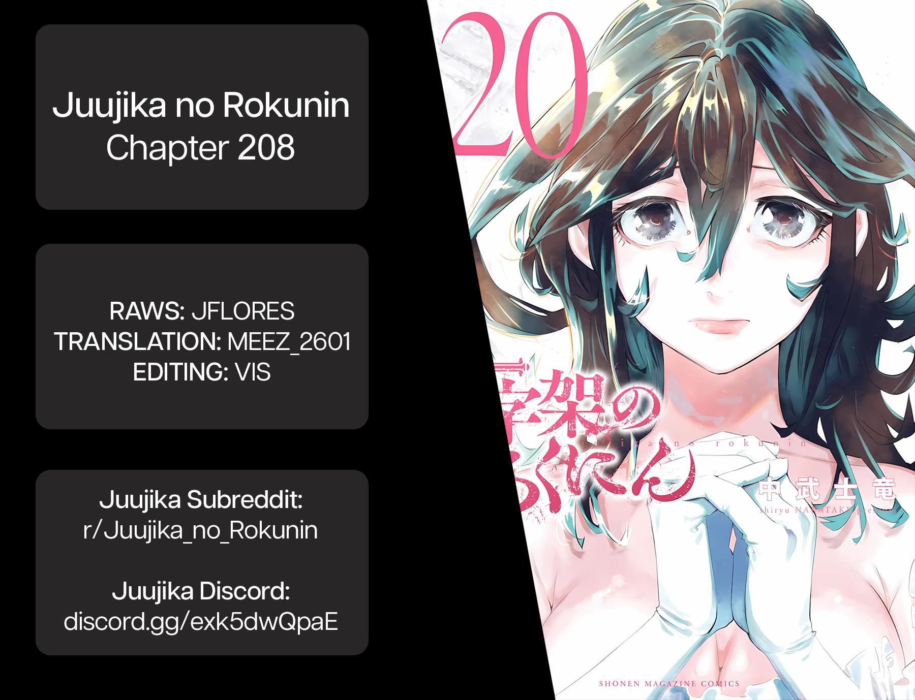 Juujika no Rokunin Chap 208 - Next Chap 209