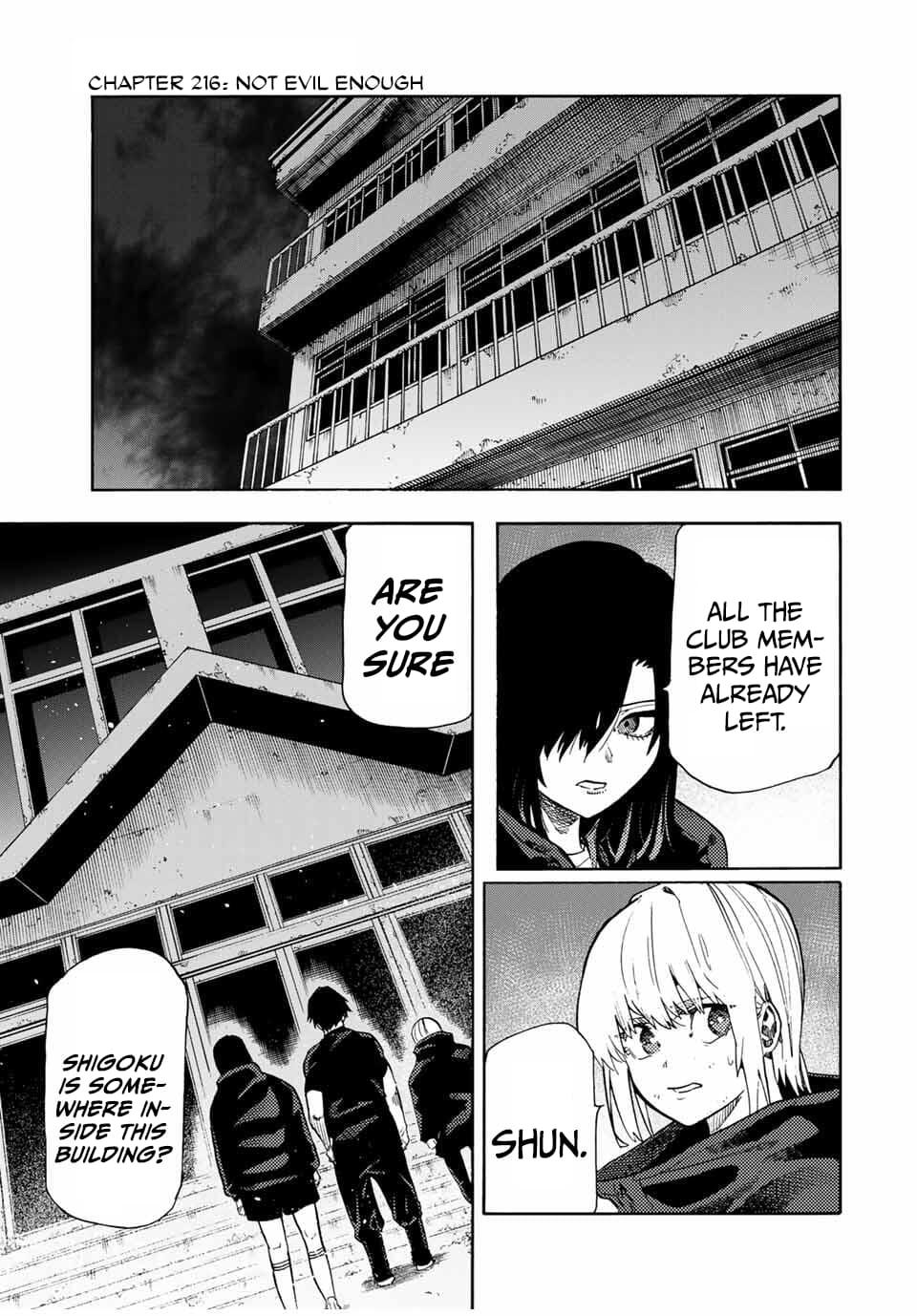 Juujika no Rokunin Chap 216 - Next Chap 217