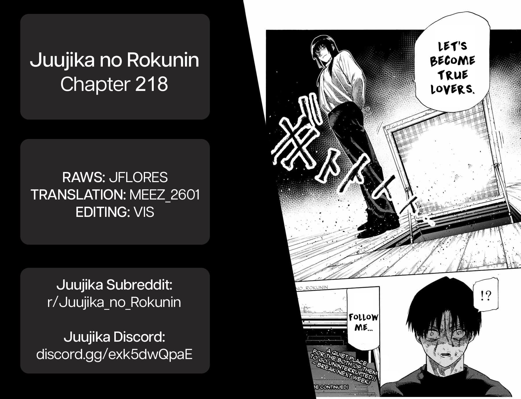 Juujika no Rokunin Chap 218 - Next Chap 219