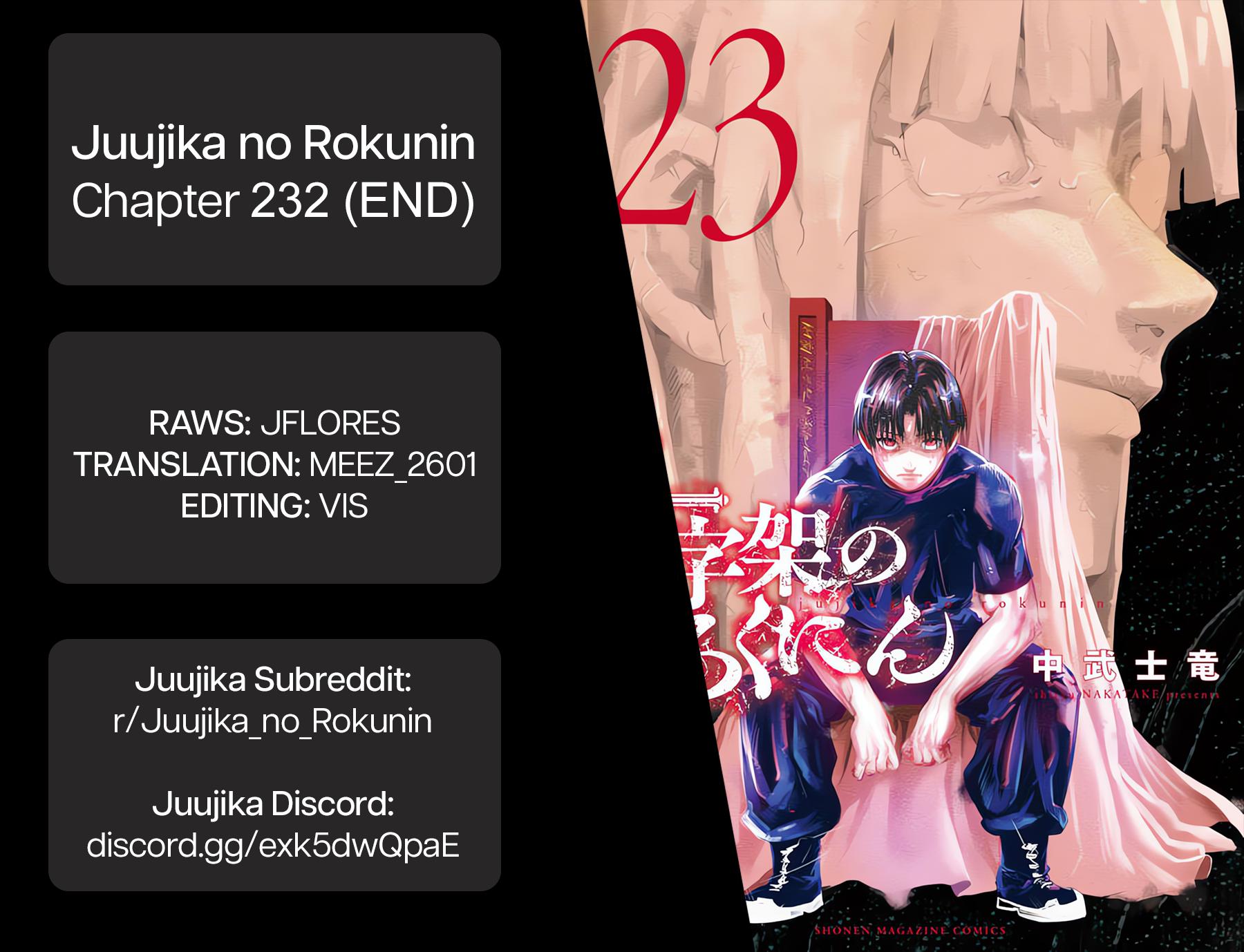 Juujika no Rokunin Chap 232 - Next Chap 233