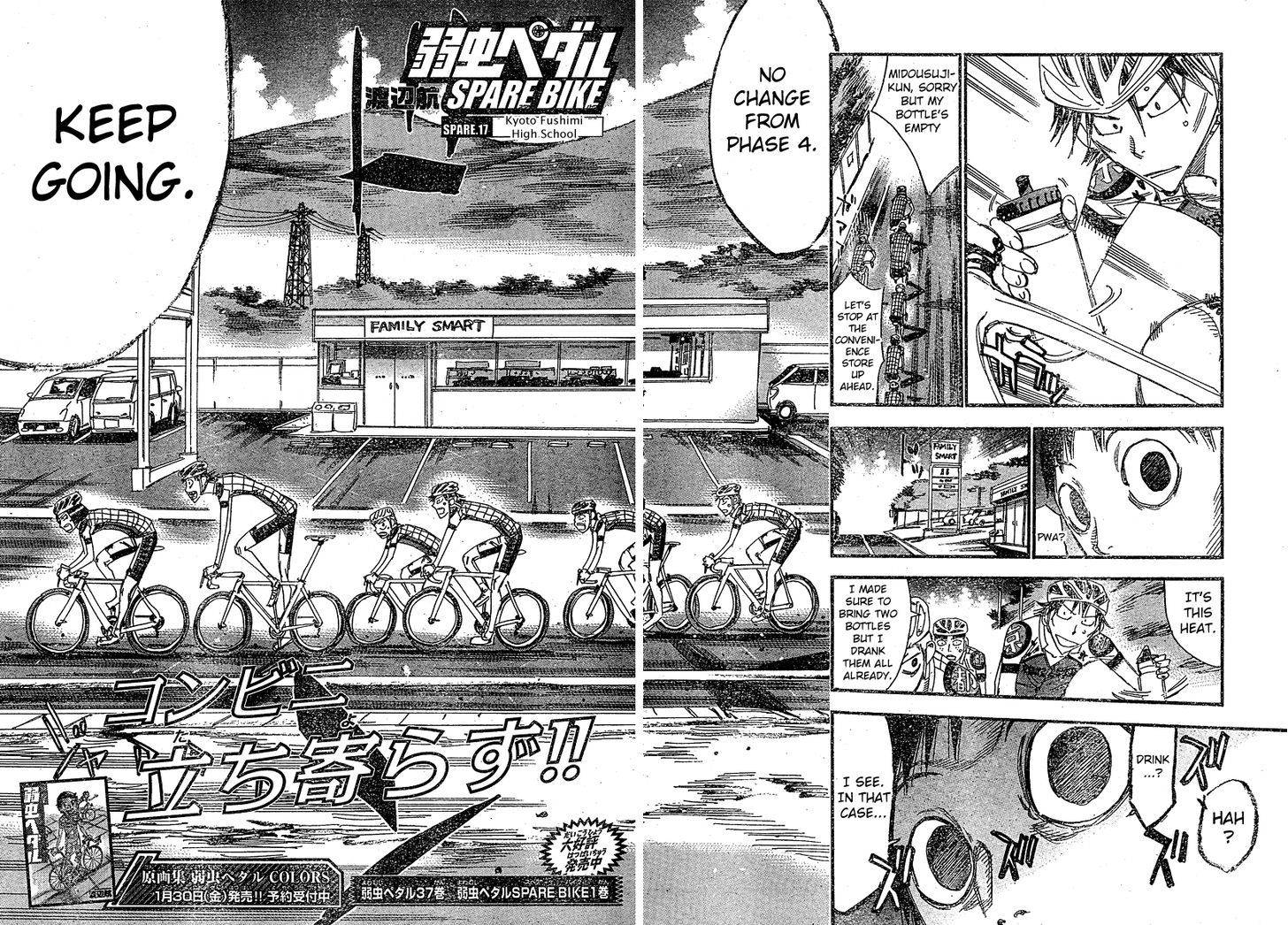 Yowamushi Pedal: Spare Bike Chap 17 - Next Chap 18