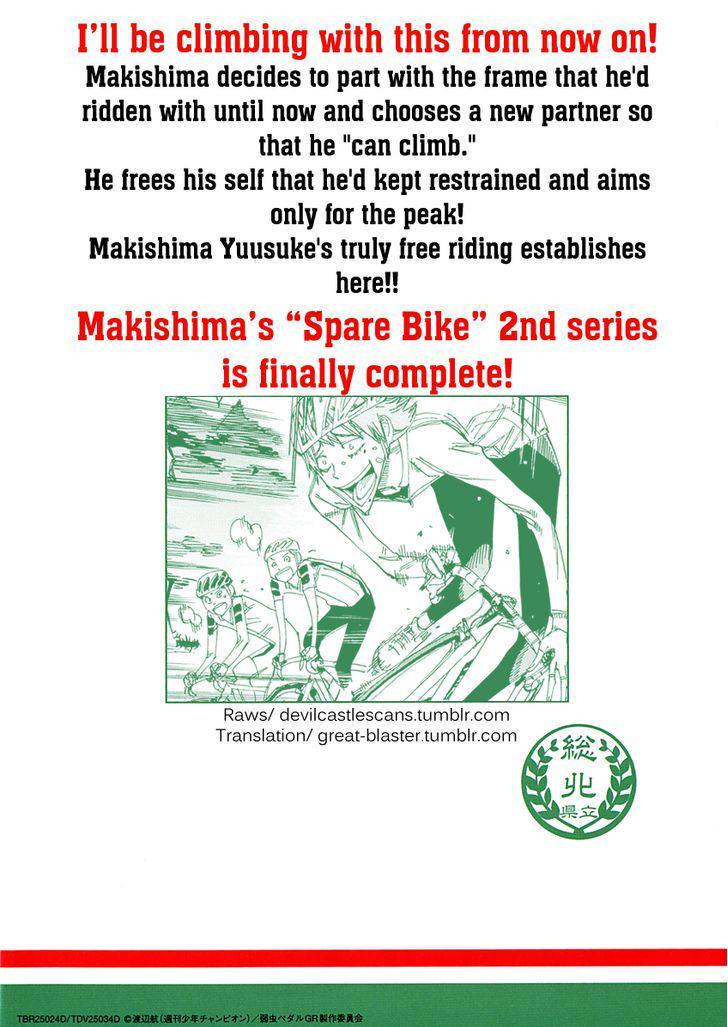 Yowamushi Pedal: Spare Bike Chap 21 - Next Chap 22