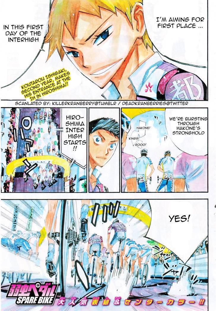 Yowamushi Pedal: Spare Bike Chap 37 - Next Chap 38