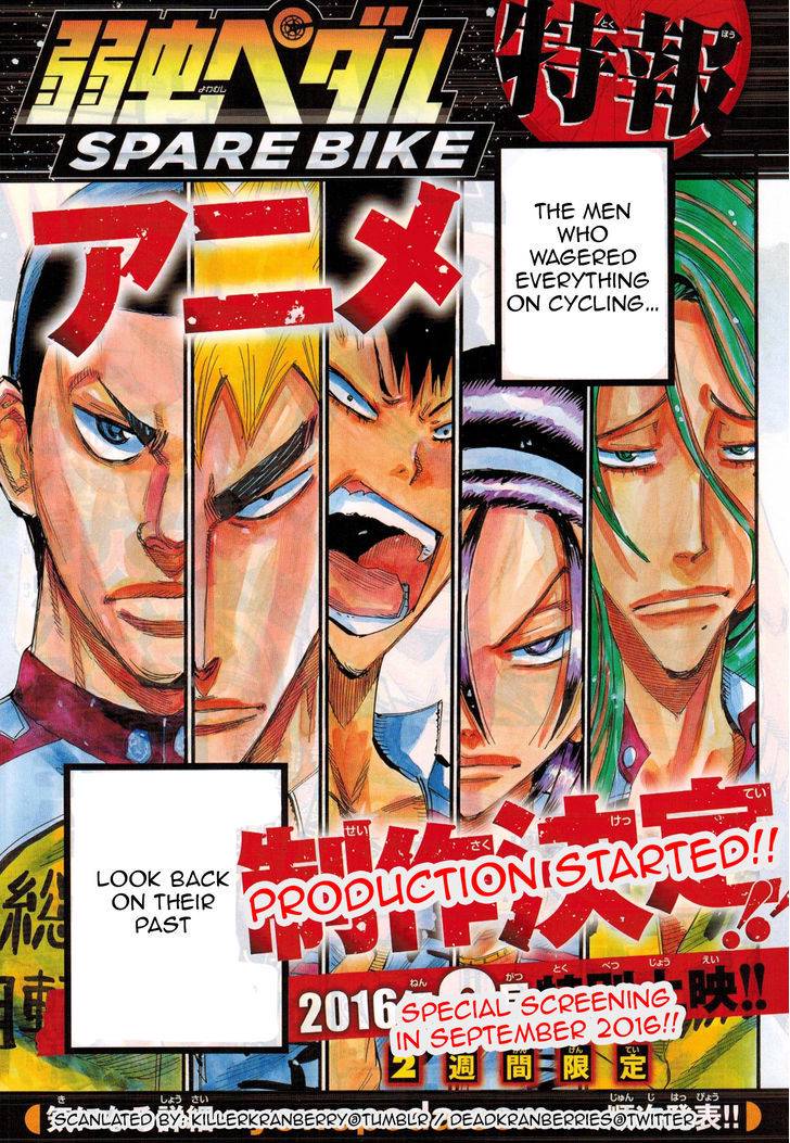 Yowamushi Pedal: Spare Bike Chap 38 - Next Chap 39