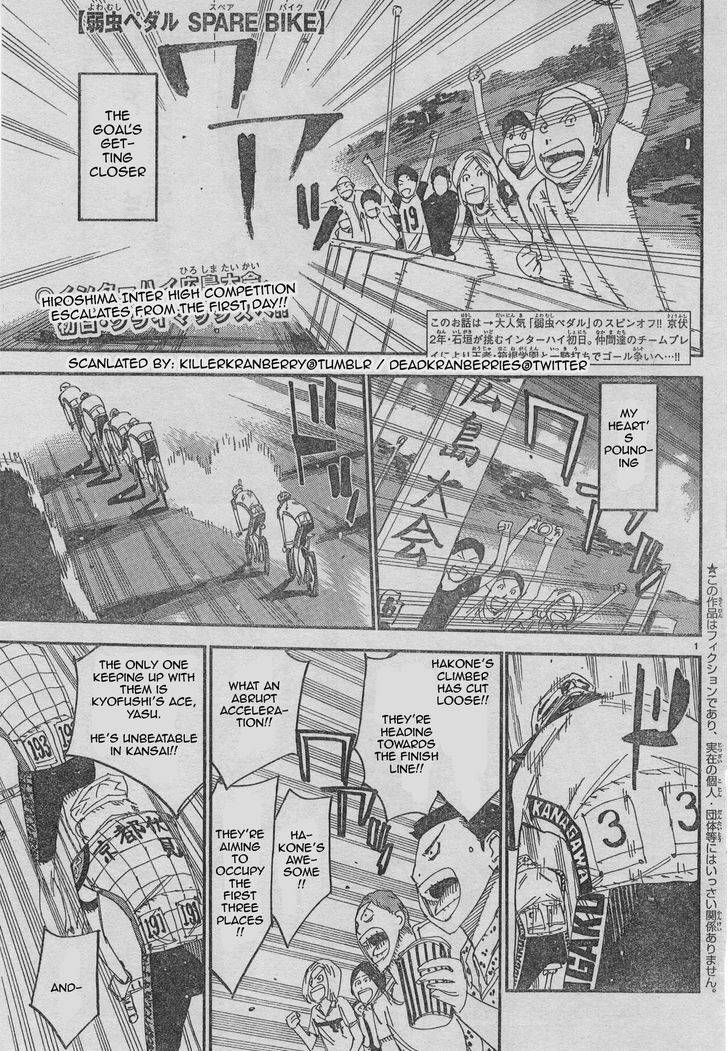 Yowamushi Pedal: Spare Bike Chap 38 - Next Chap 39