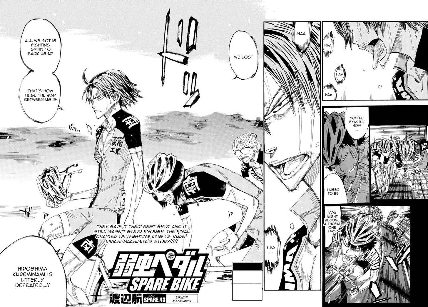 Yowamushi Pedal: Spare Bike Chap 43 - Next Chap 44