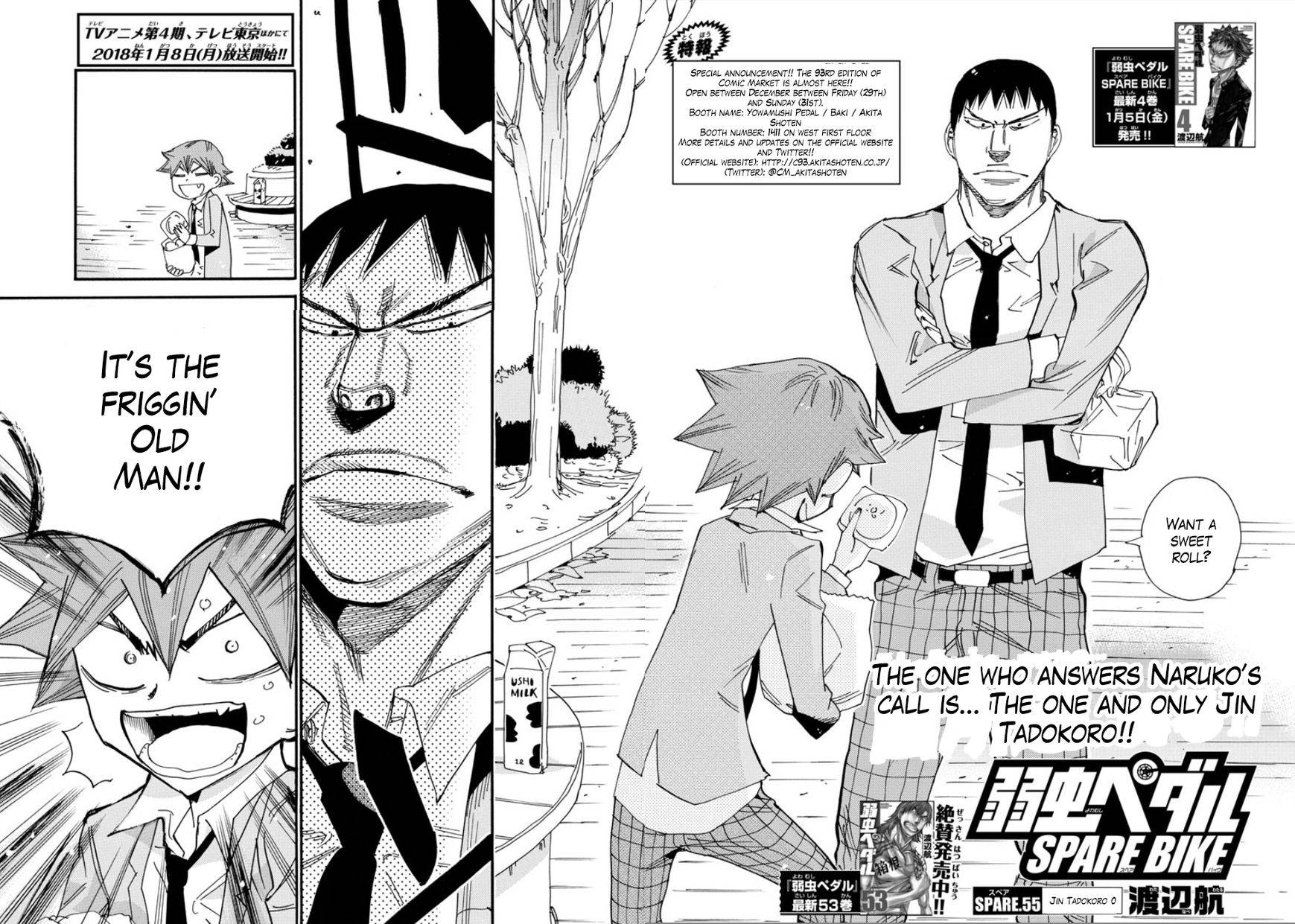Yowamushi Pedal: Spare Bike Chap 55 - Next Chap 56