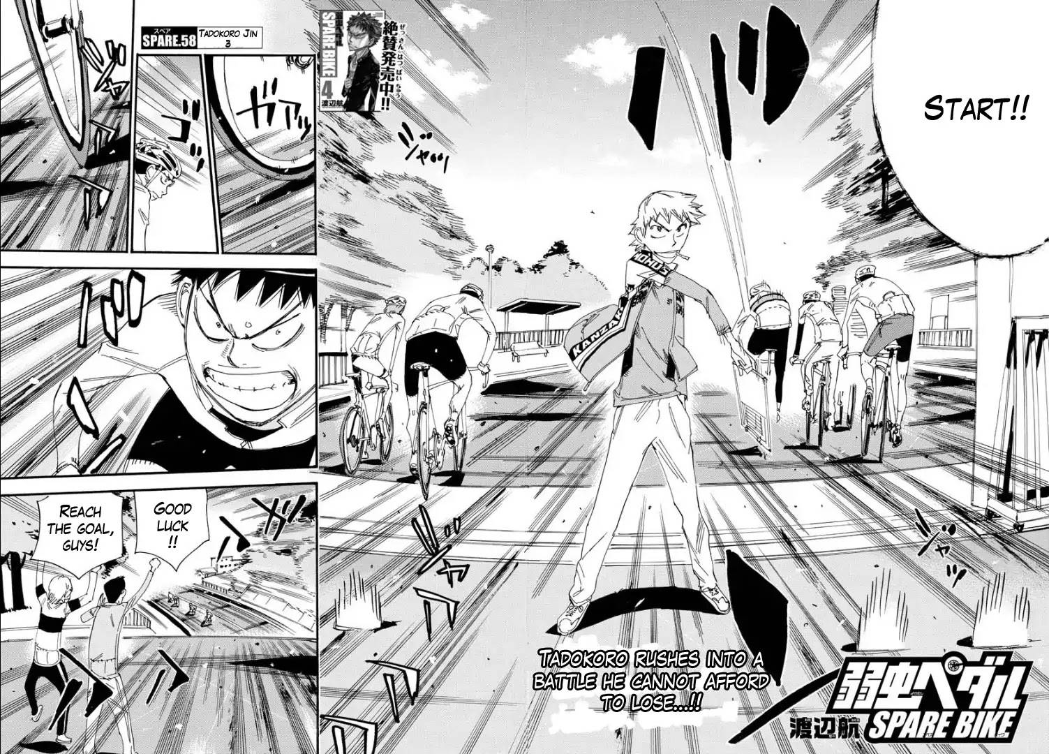 Yowamushi Pedal: Spare Bike Chap 58 - Next Chap 59